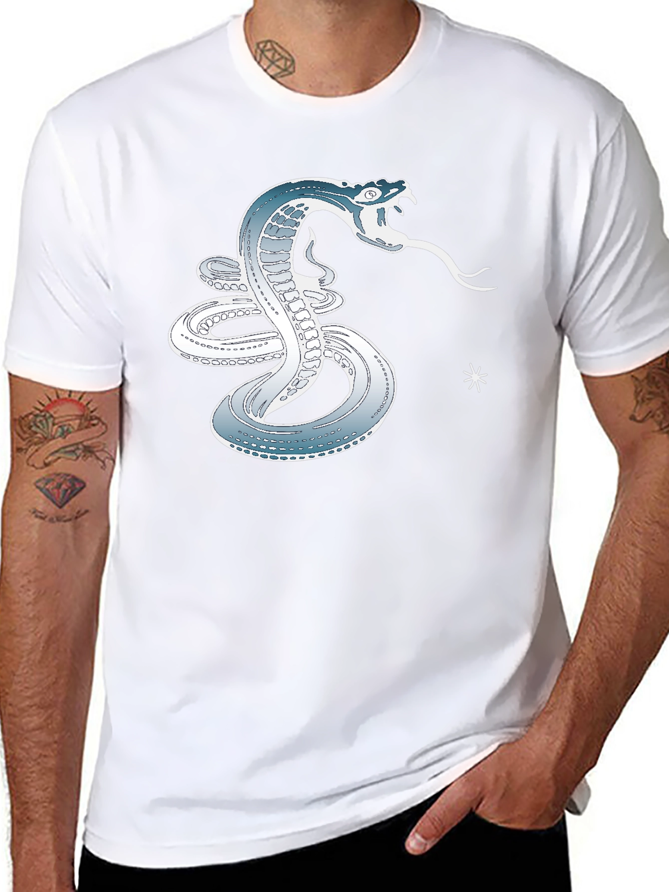 Serpent Strike Tee - Cool Snake Graphic T-Shirt