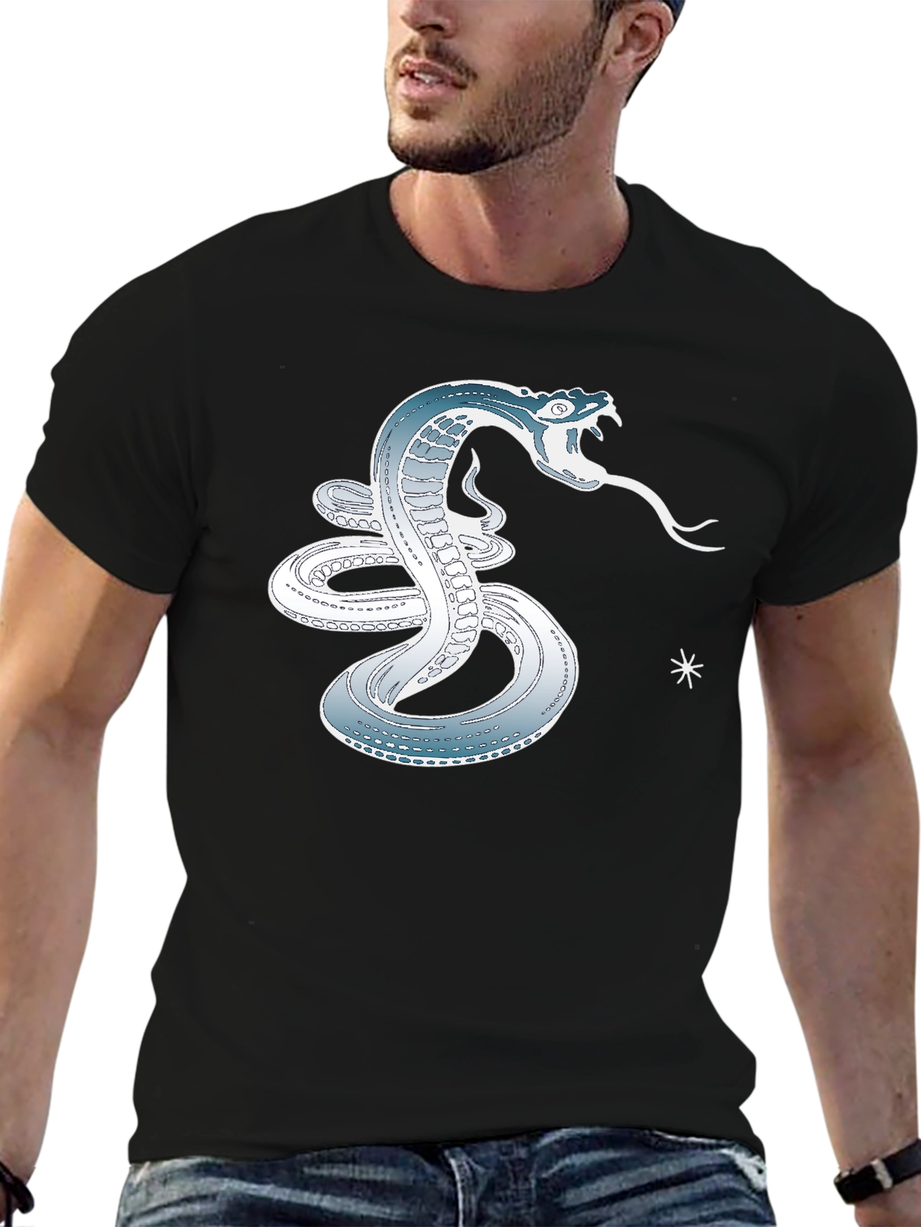 Serpent Strike Tee - Cool Snake Graphic T-Shirt