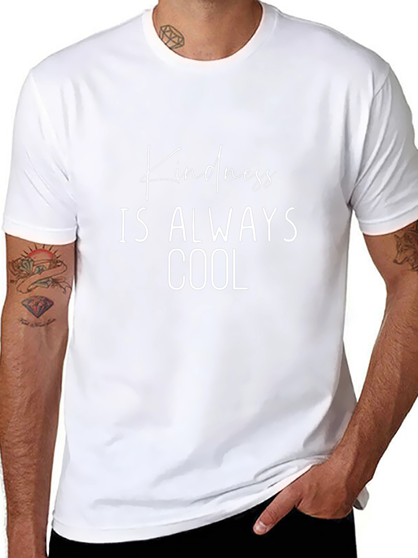Kindness is Always Cool Black T-Shirt