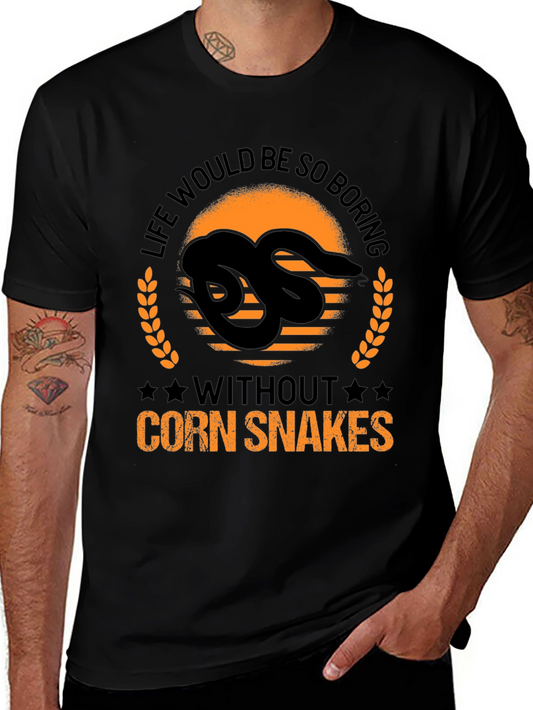 Life Would Be So Boring Corn Snake Graphic Tee