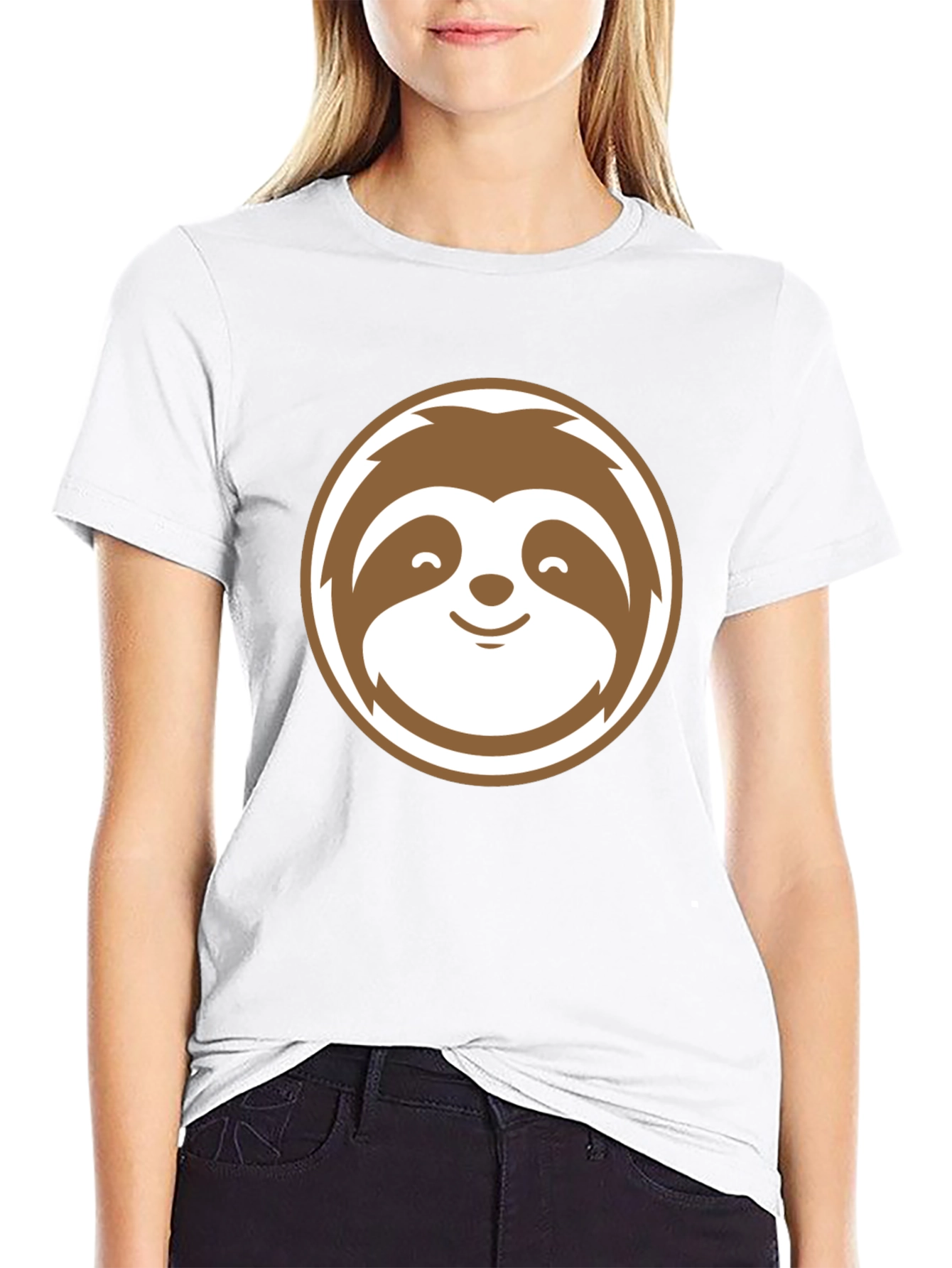 Sloth Graphic Tee - Relaxed Fit