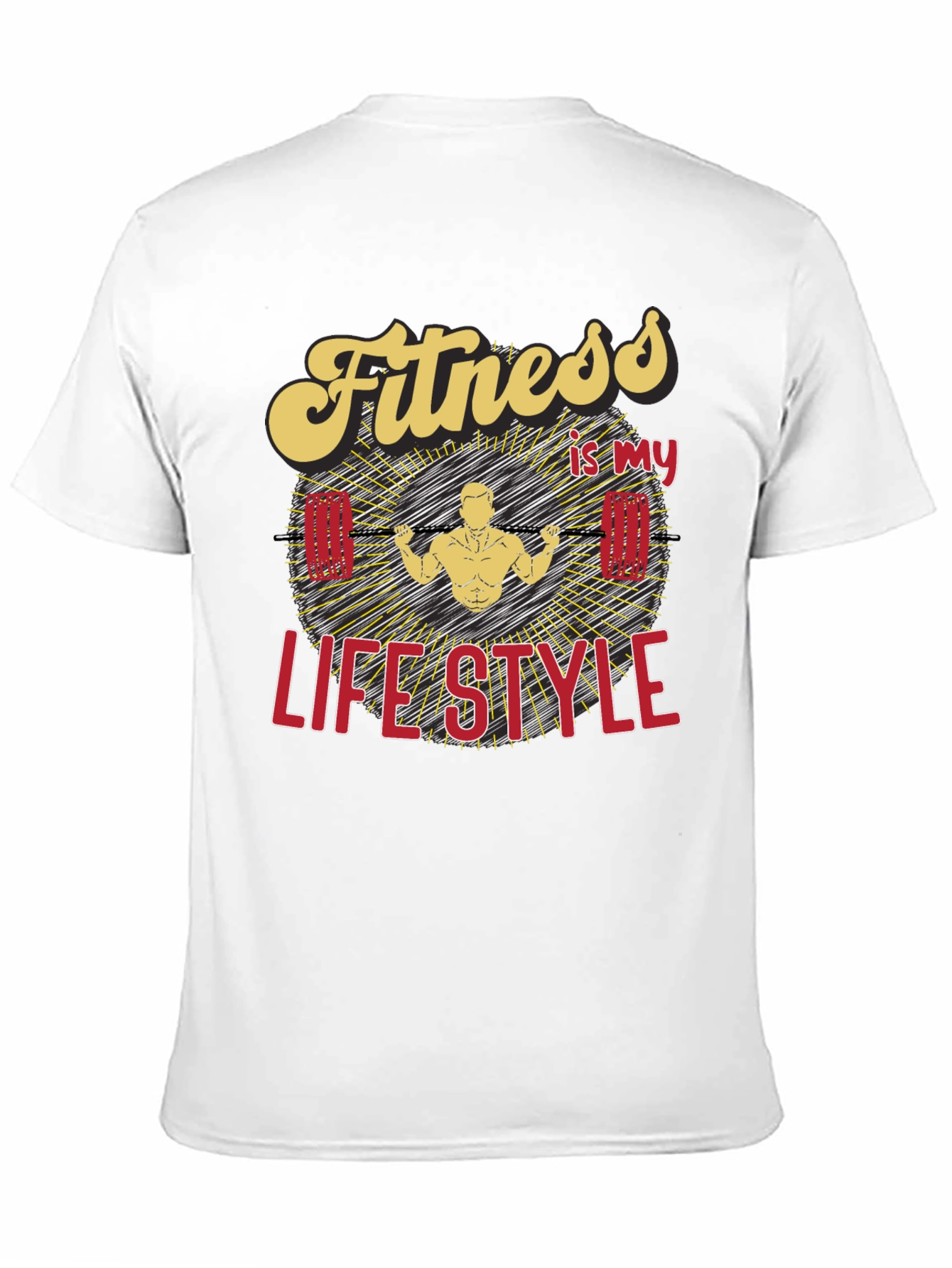 Fitness is my Lifestyle Graphic T-Shirt