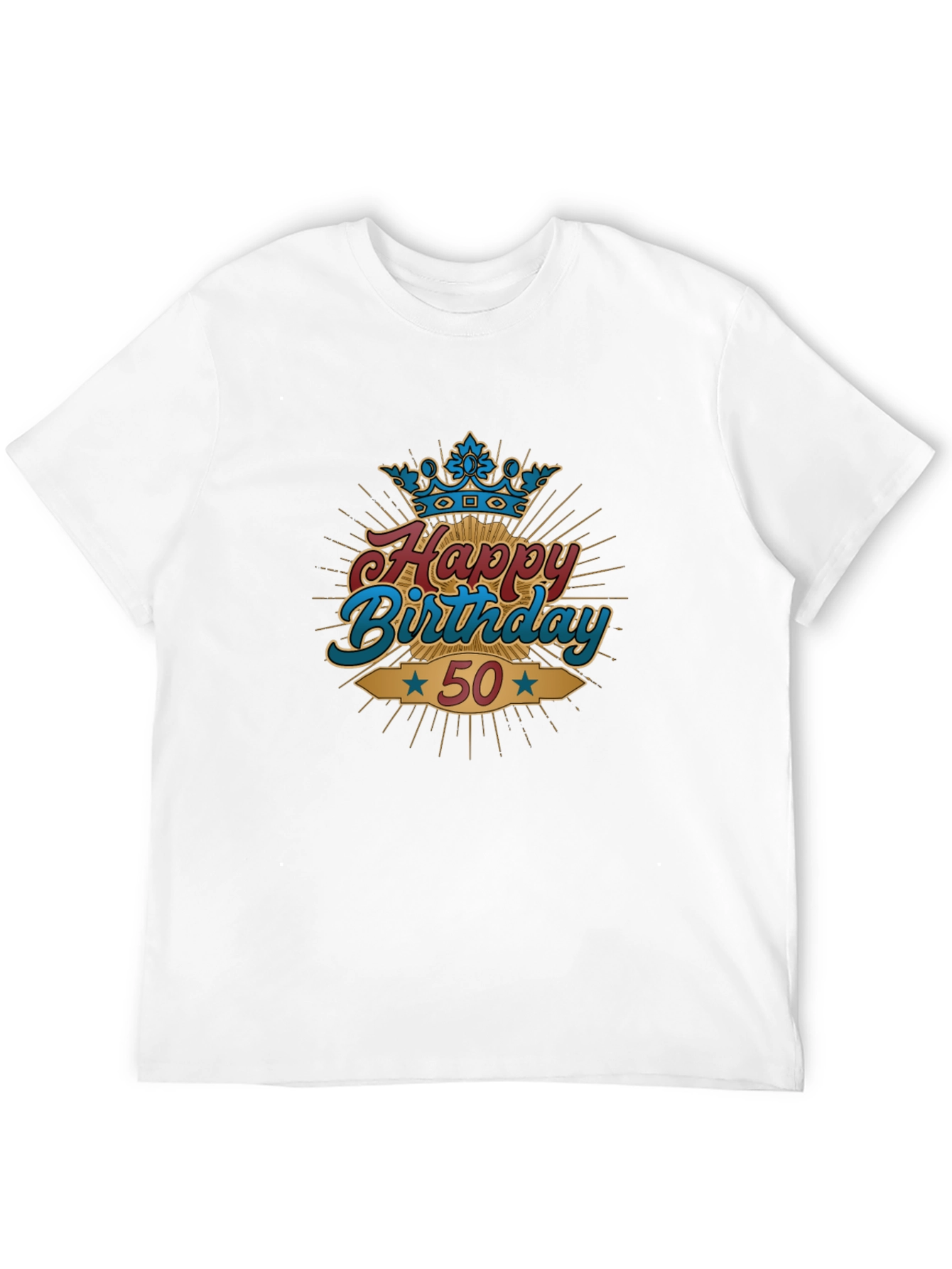 Happy 50th Birthday Graphic T-Shirt