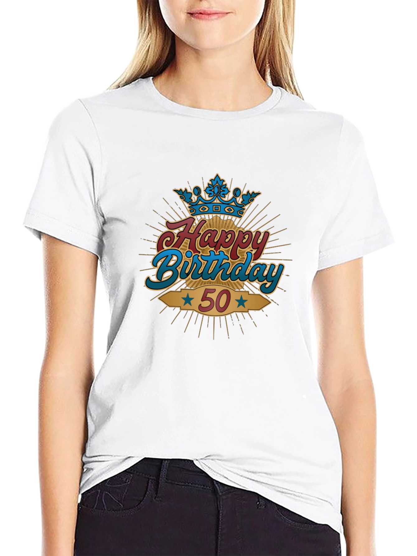 Happy 50th Birthday Graphic T-Shirt