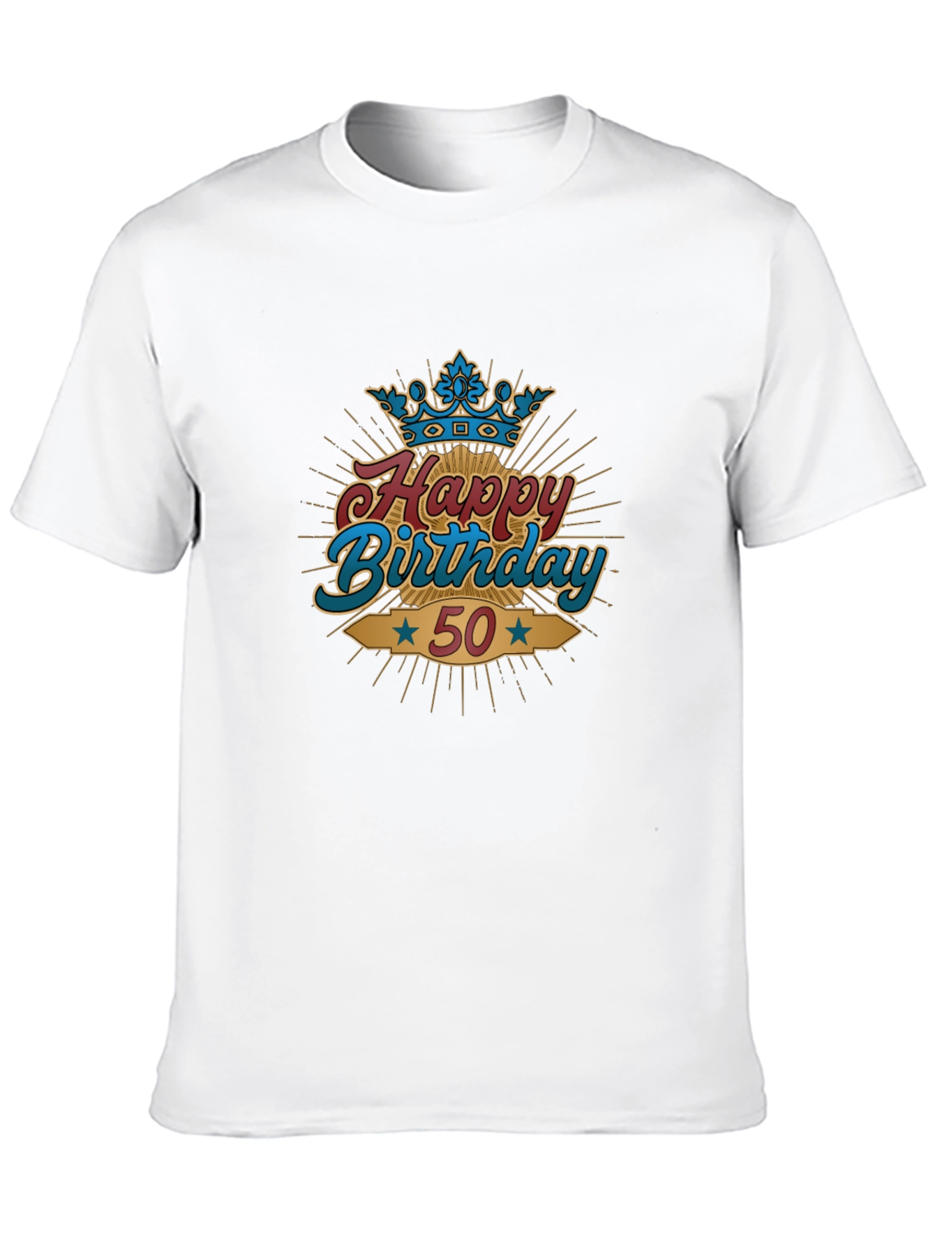 Happy 50th Birthday Graphic T-Shirt