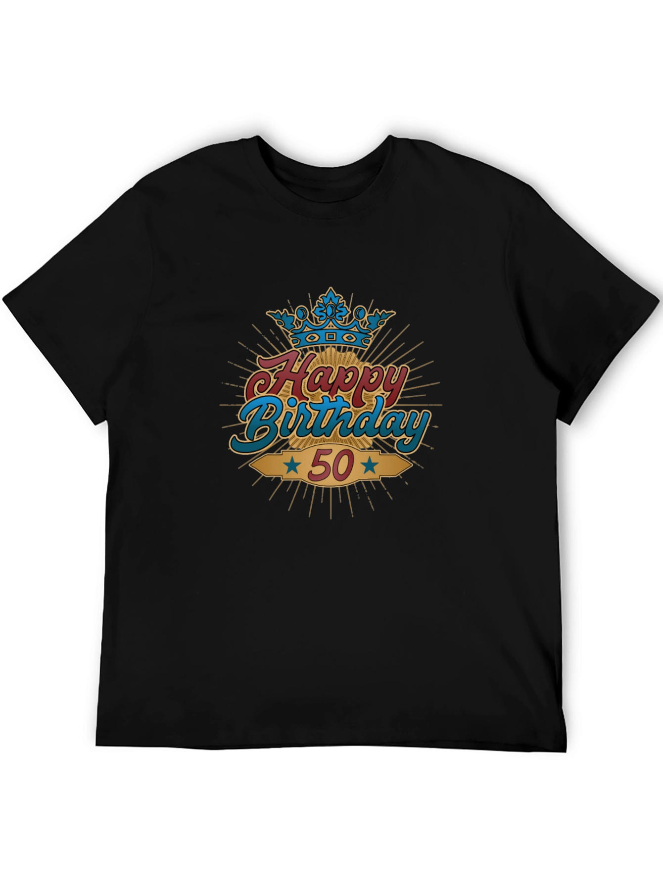 Happy 50th Birthday Graphic T-Shirt