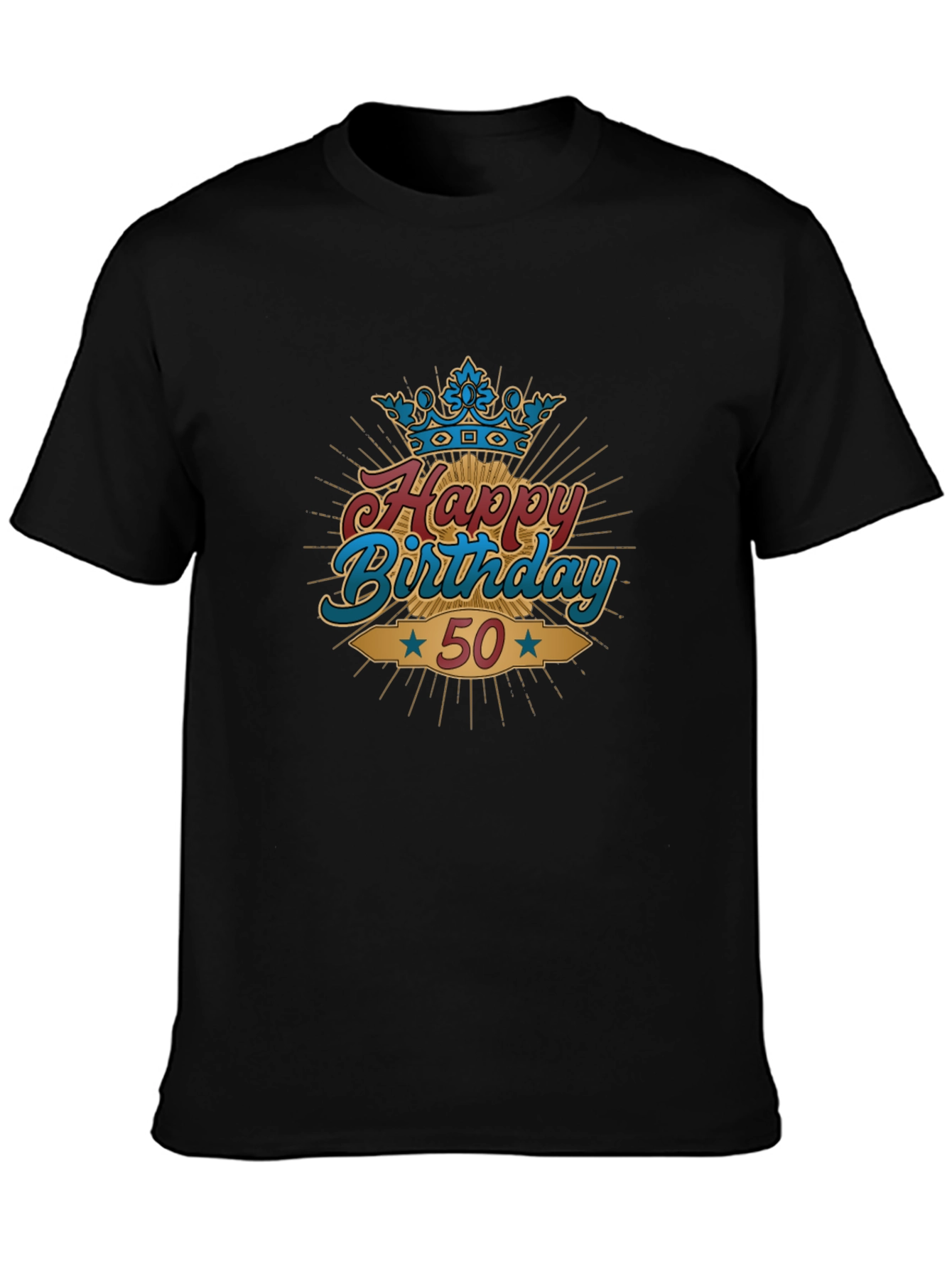 Happy 50th Birthday Graphic T-Shirt