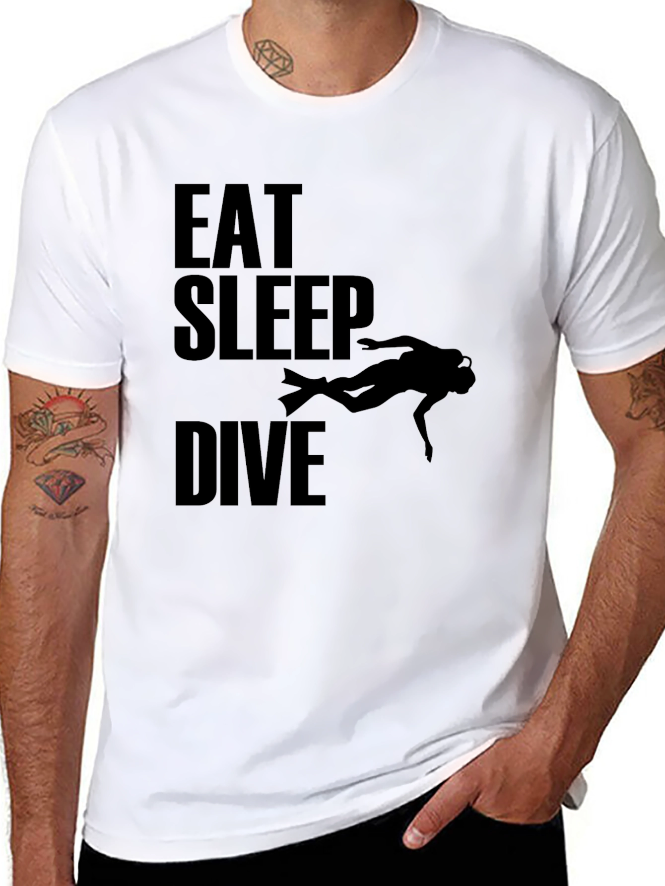 Eat Sleep Dive T-Shirt - Scuba Diving Apparel