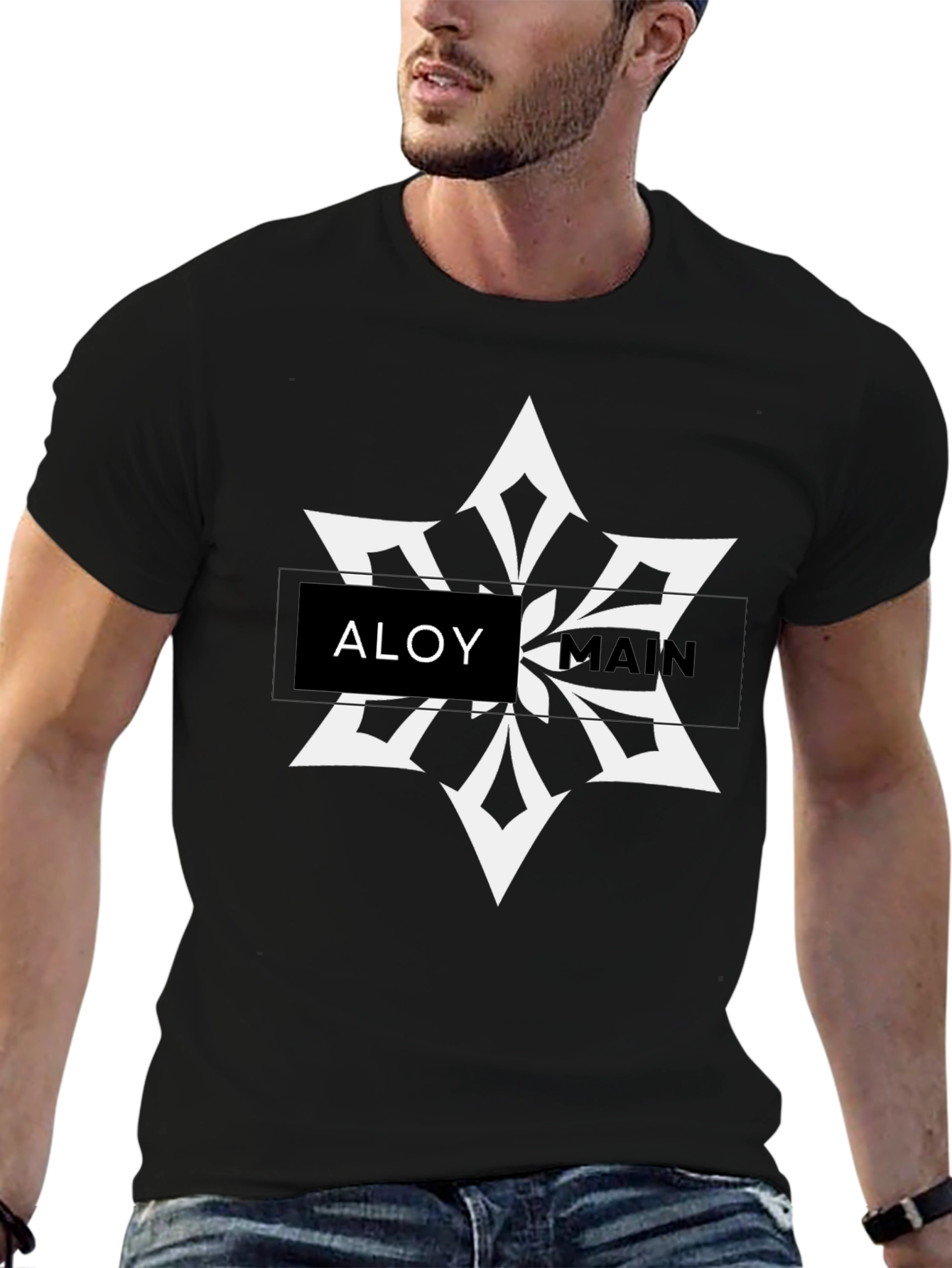 Aloy Main Genshin Impact Black T-Shirt
