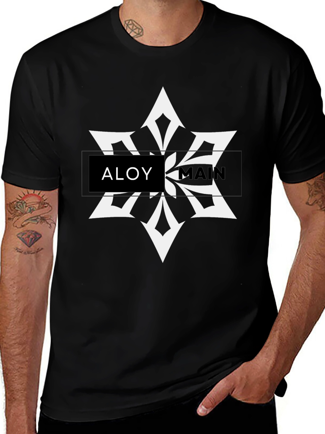Aloy Main Genshin Impact Black T-Shirt
