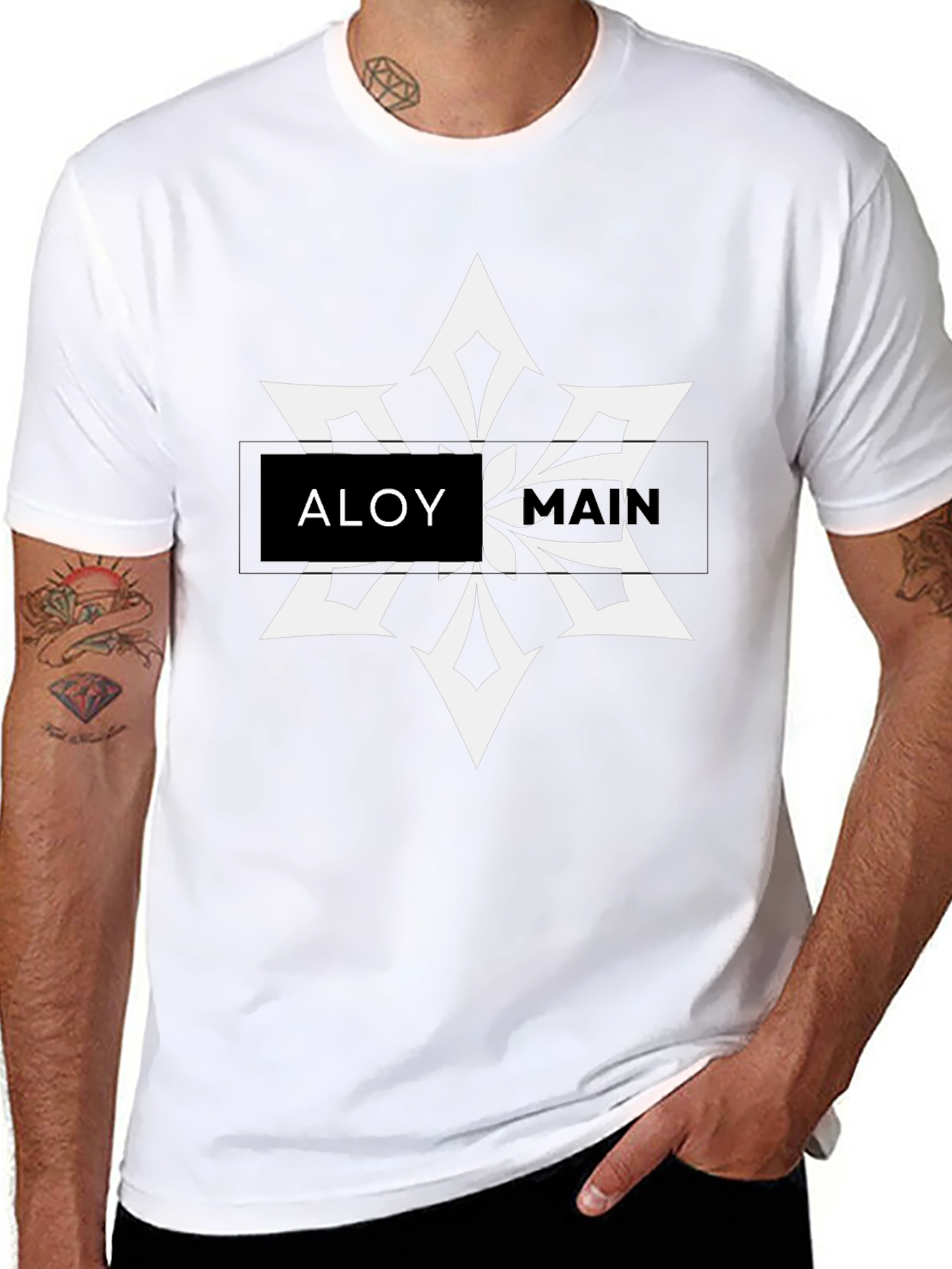 Aloy Main Genshin Impact Black T-Shirt