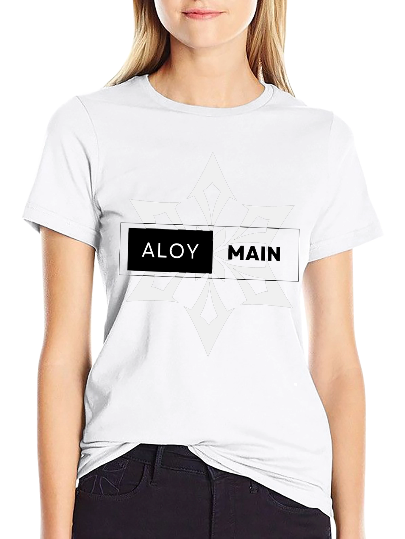Aloy Main Genshin Impact Black T-Shirt