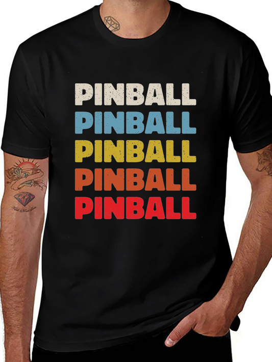 Retro Pinball T-Shirt - Vintage Inspired Design