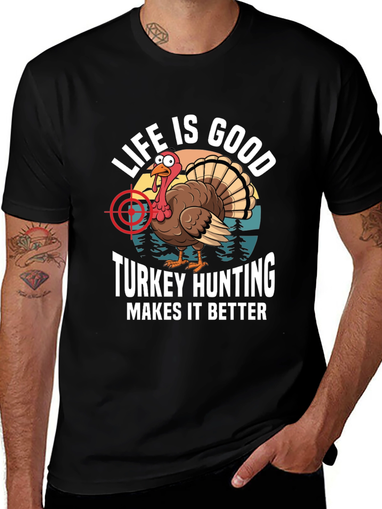 Life Is Good Turkey Hunting T-Shirt