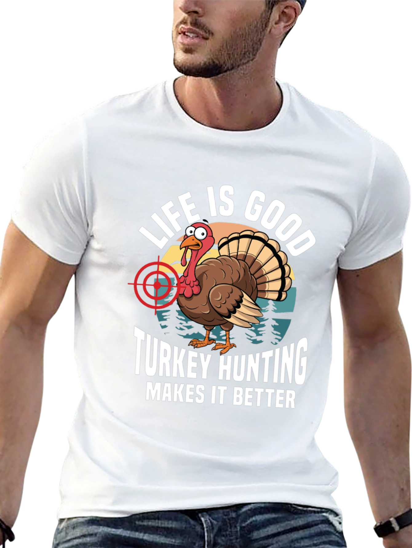 Life Is Good Turkey Hunting T-Shirt