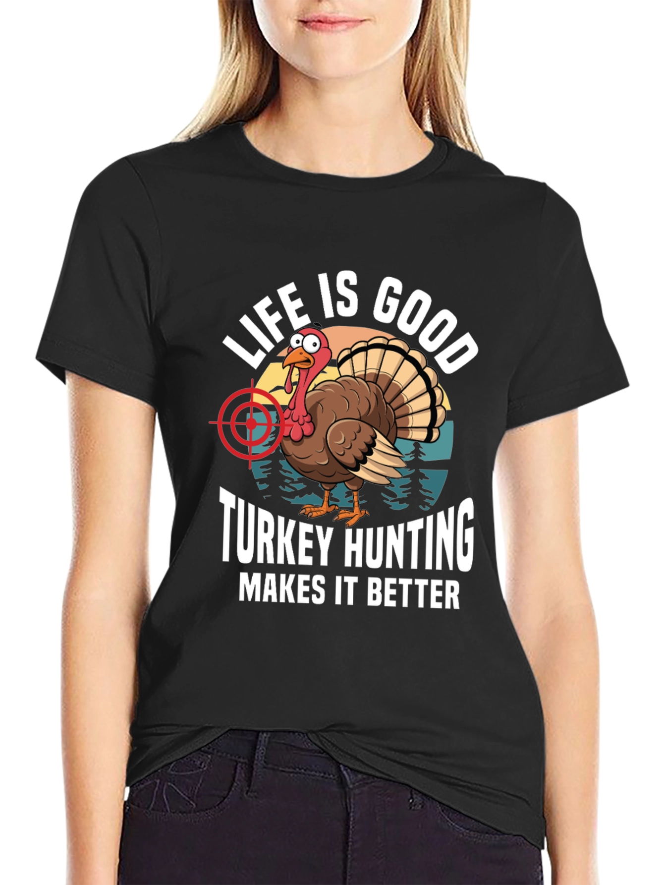 Life Is Good Turkey Hunting T-Shirt