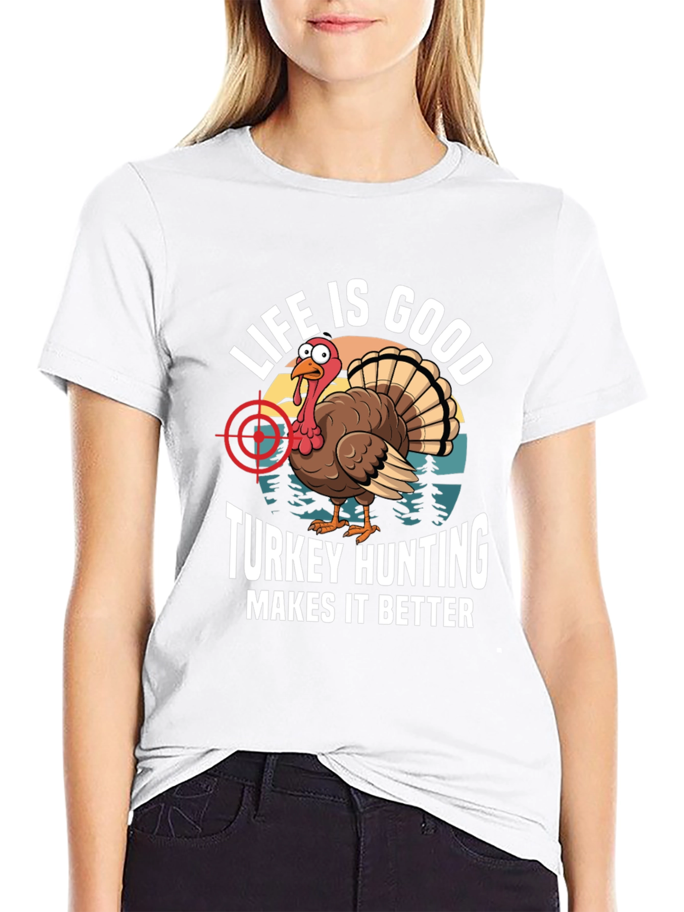 Life Is Good Turkey Hunting T-Shirt