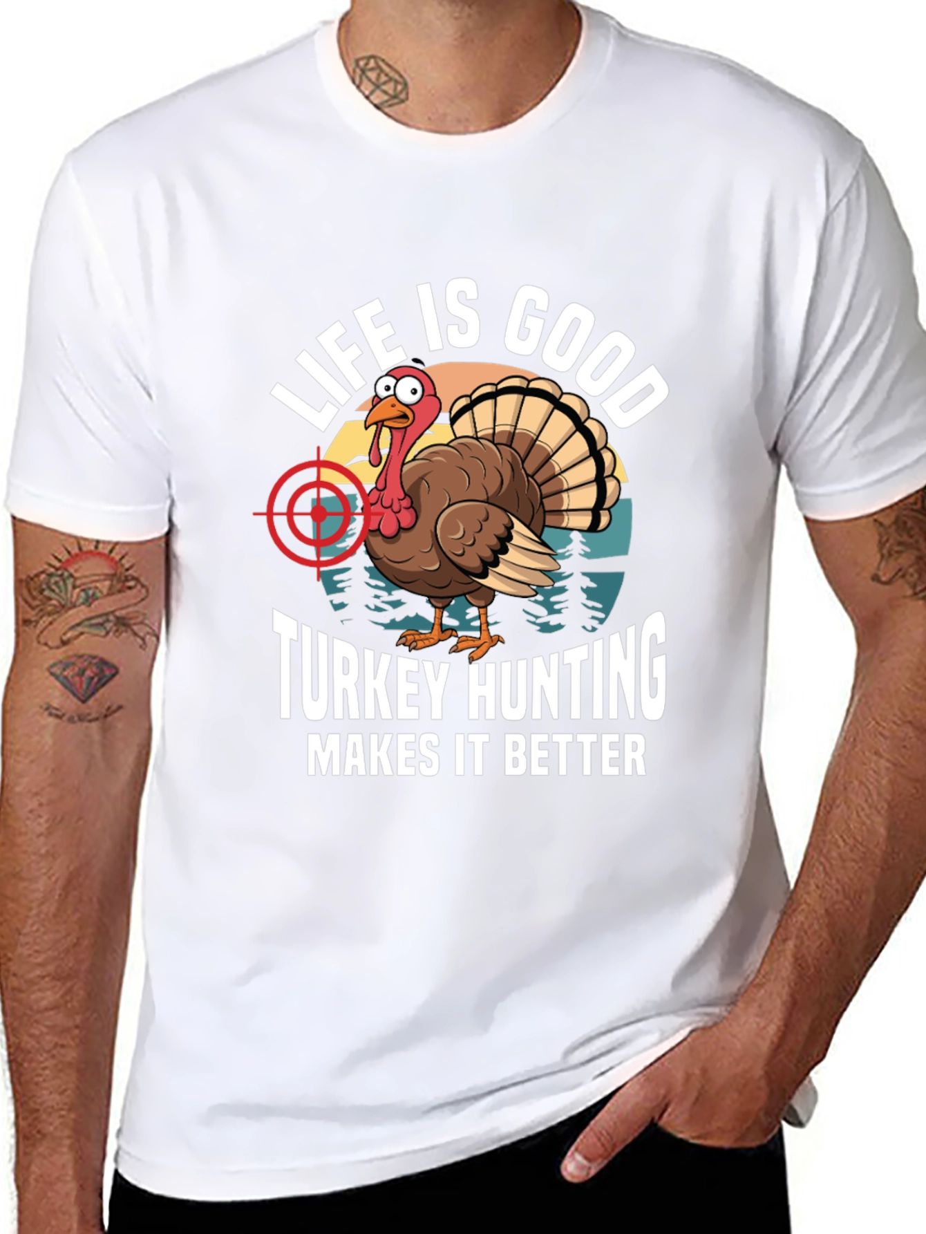 Life Is Good Turkey Hunting T-Shirt