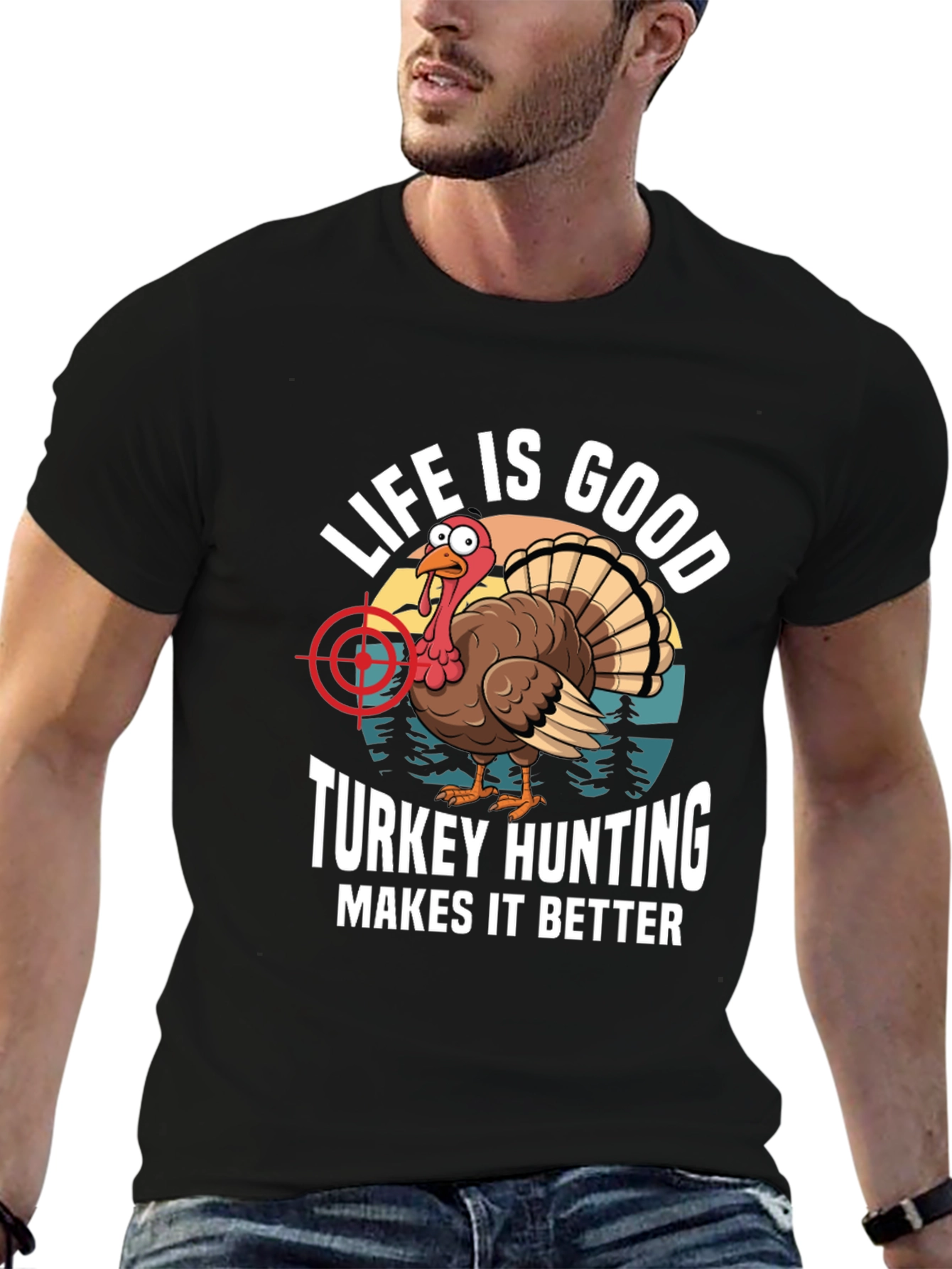 Life Is Good Turkey Hunting T-Shirt