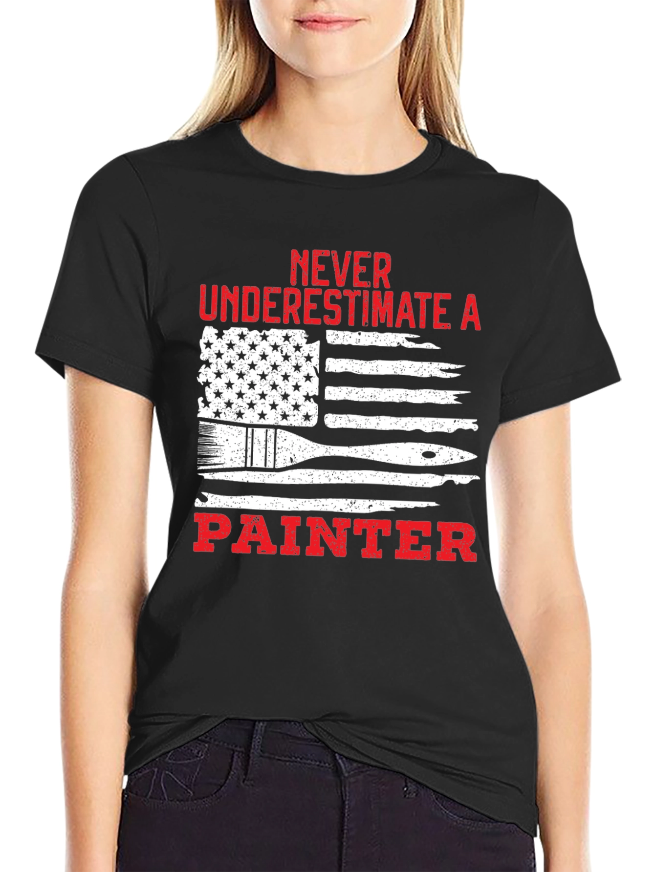Never Underestimate a Painter T-Shirt