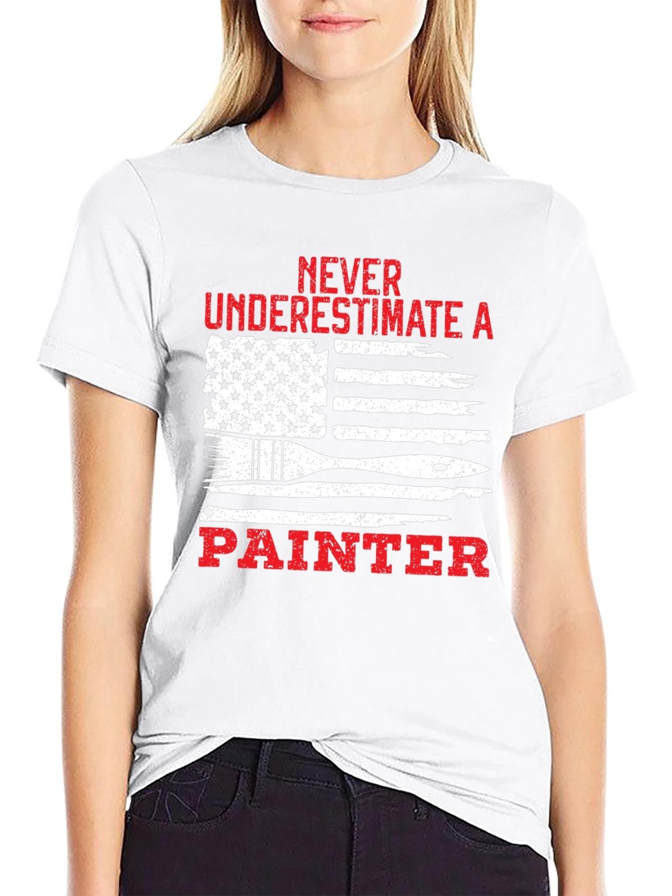 Never Underestimate a Painter T-Shirt