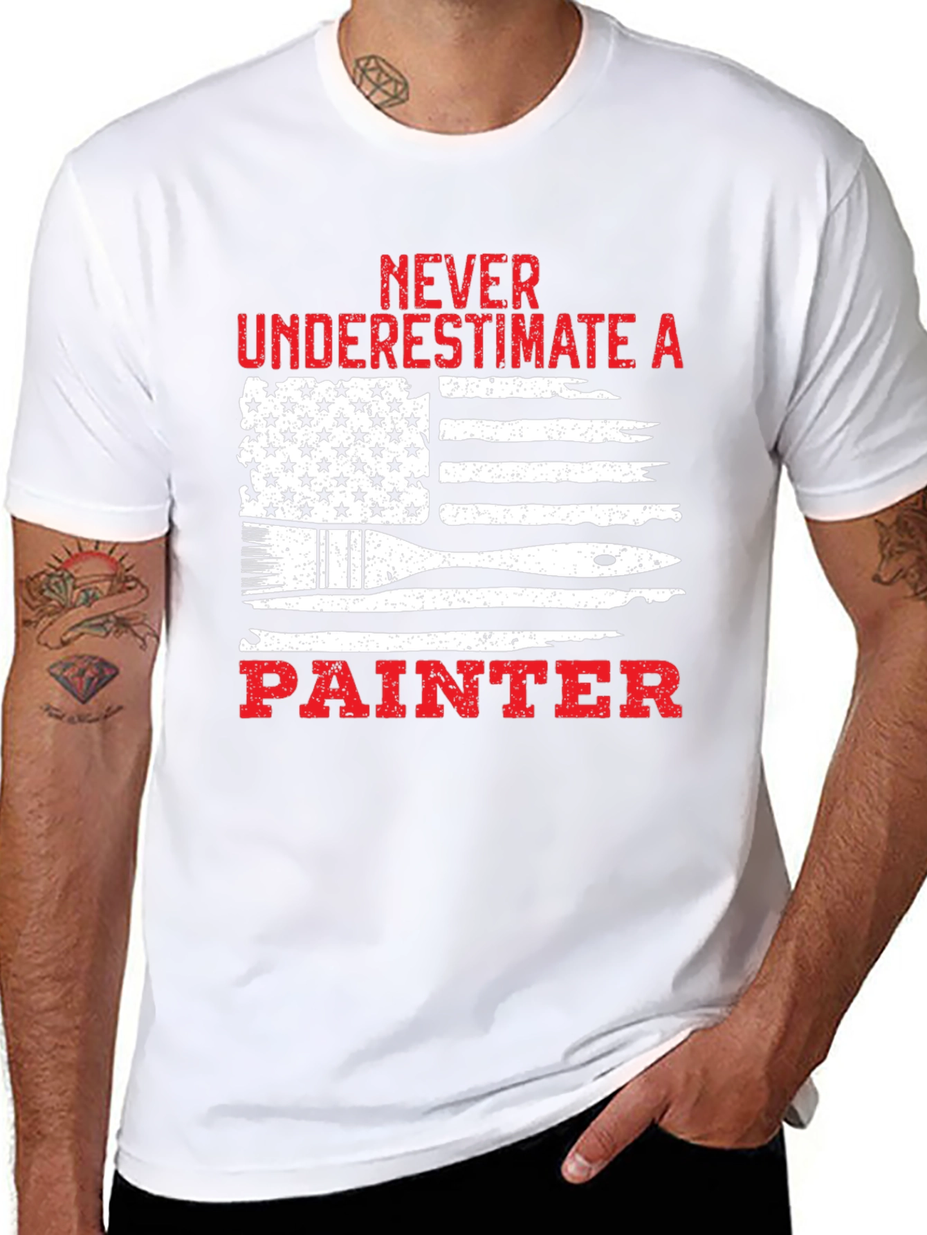 Never Underestimate a Painter T-Shirt