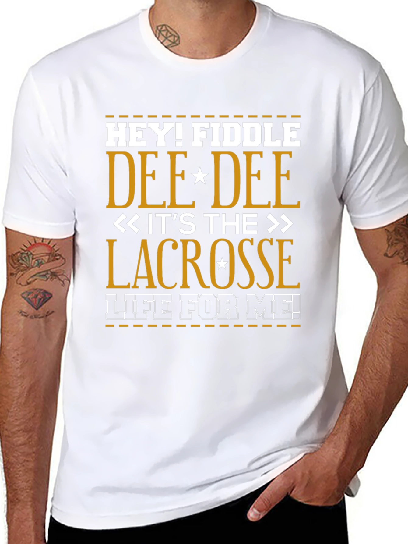 Hey! Fiddle Dee Dee Lacrosse T-Shirt