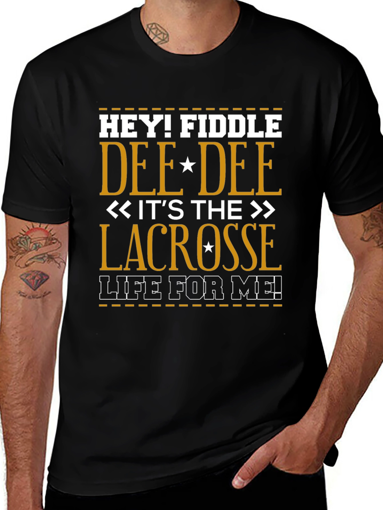 Hey! Fiddle Dee Dee Lacrosse T-Shirt