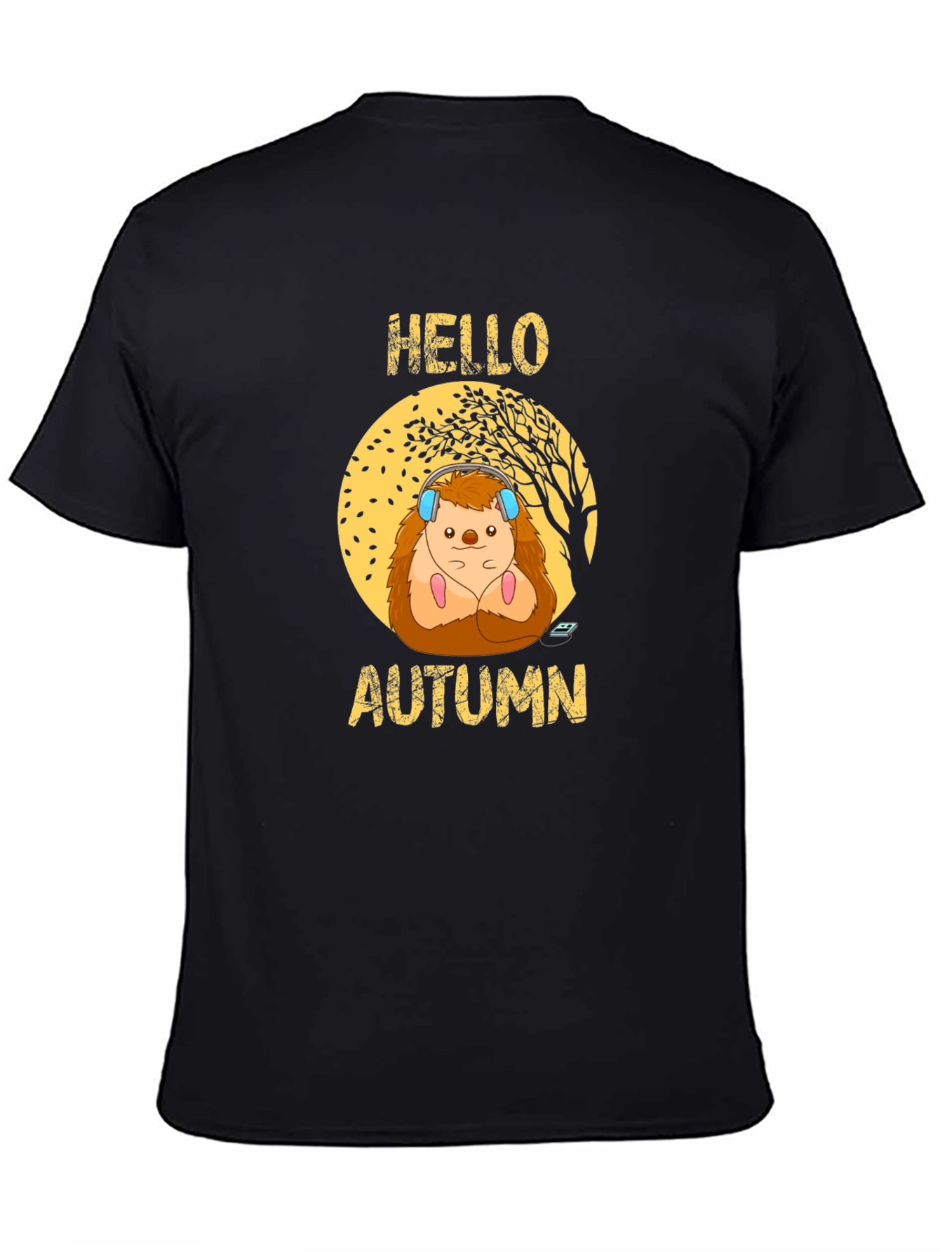 Hello Autumn Hedgehog T-Shirt - Cute Fall Tee