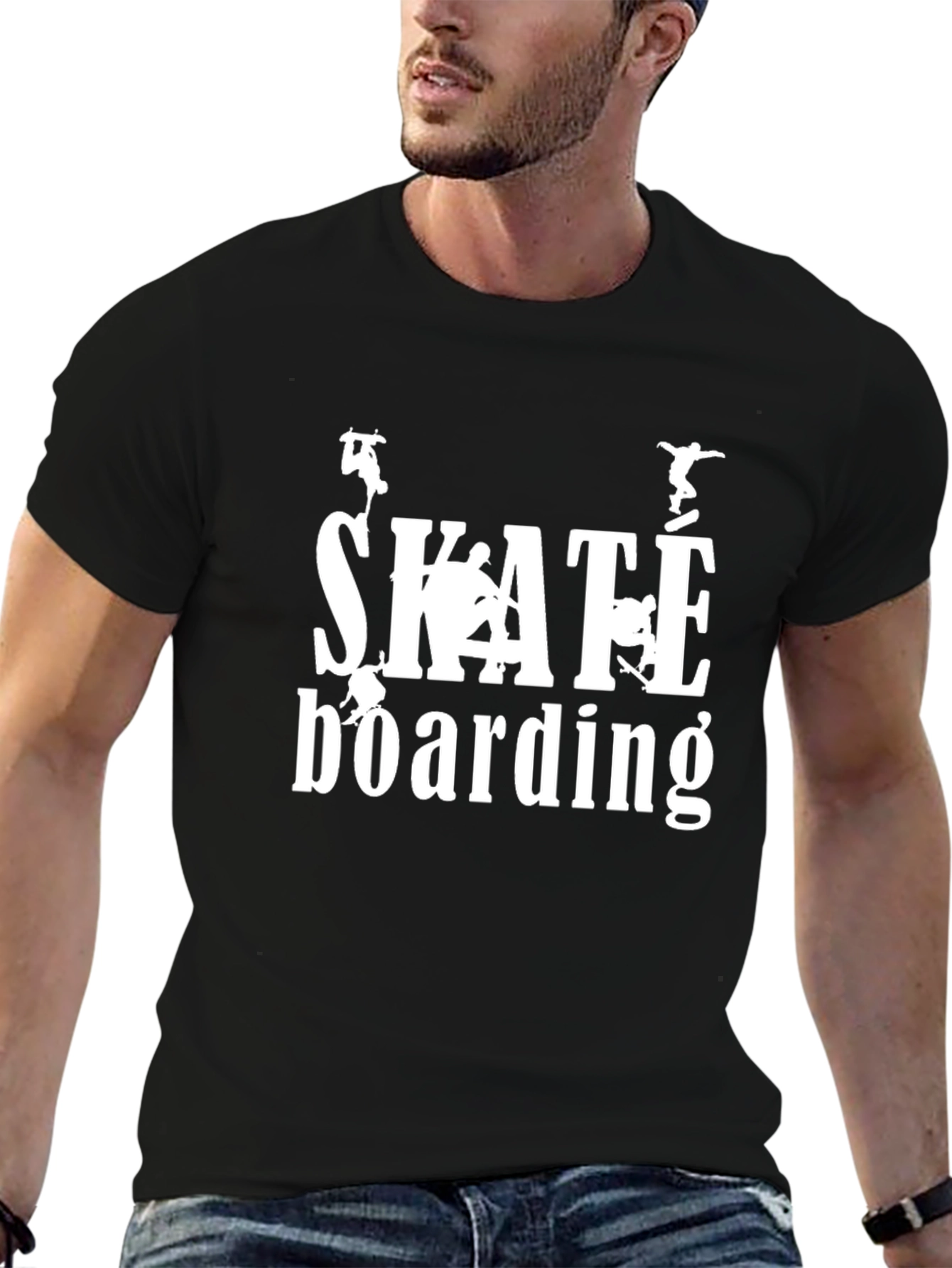 Skateboarding Graphic T-Shirt