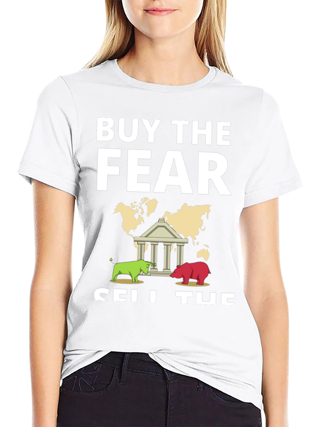 Buy The Fear Sell The News Graphic Tee