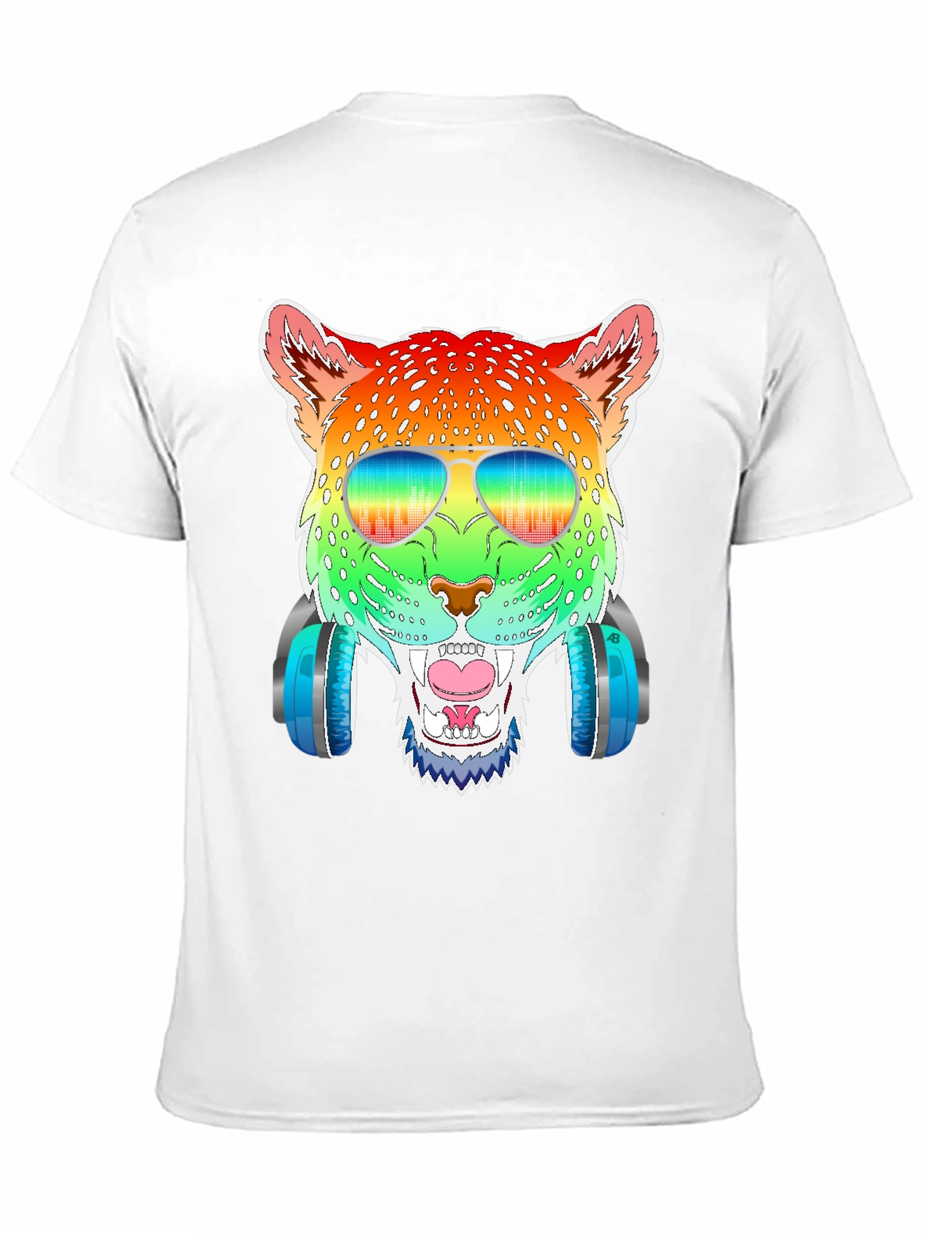 Rainbow Leopard Graphic Tee