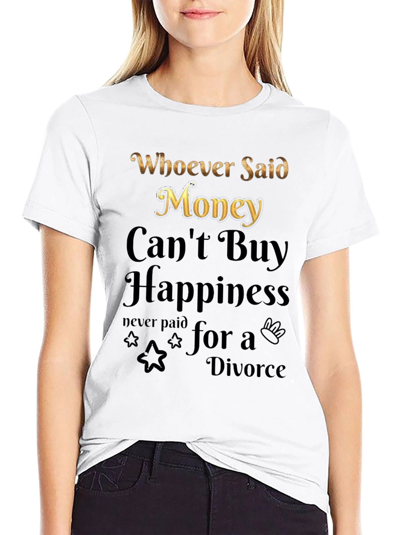 Money Cant Buy Happiness Graphic Tee