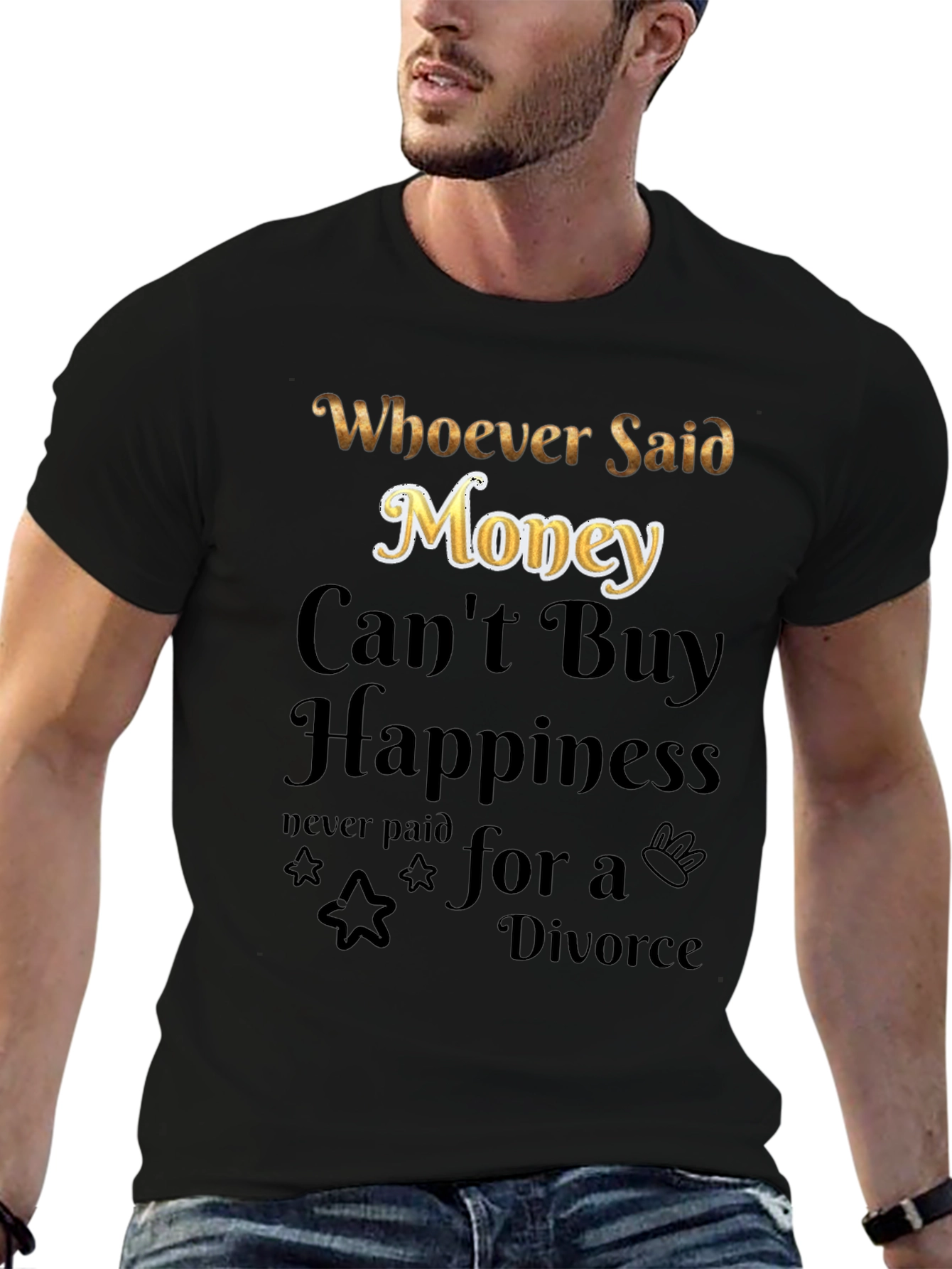 Money Cant Buy Happiness Graphic Tee