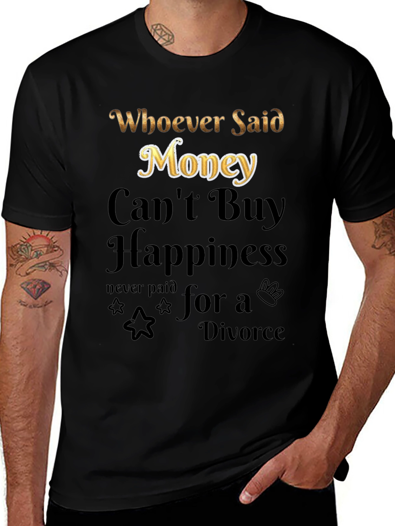 Money Cant Buy Happiness Graphic Tee