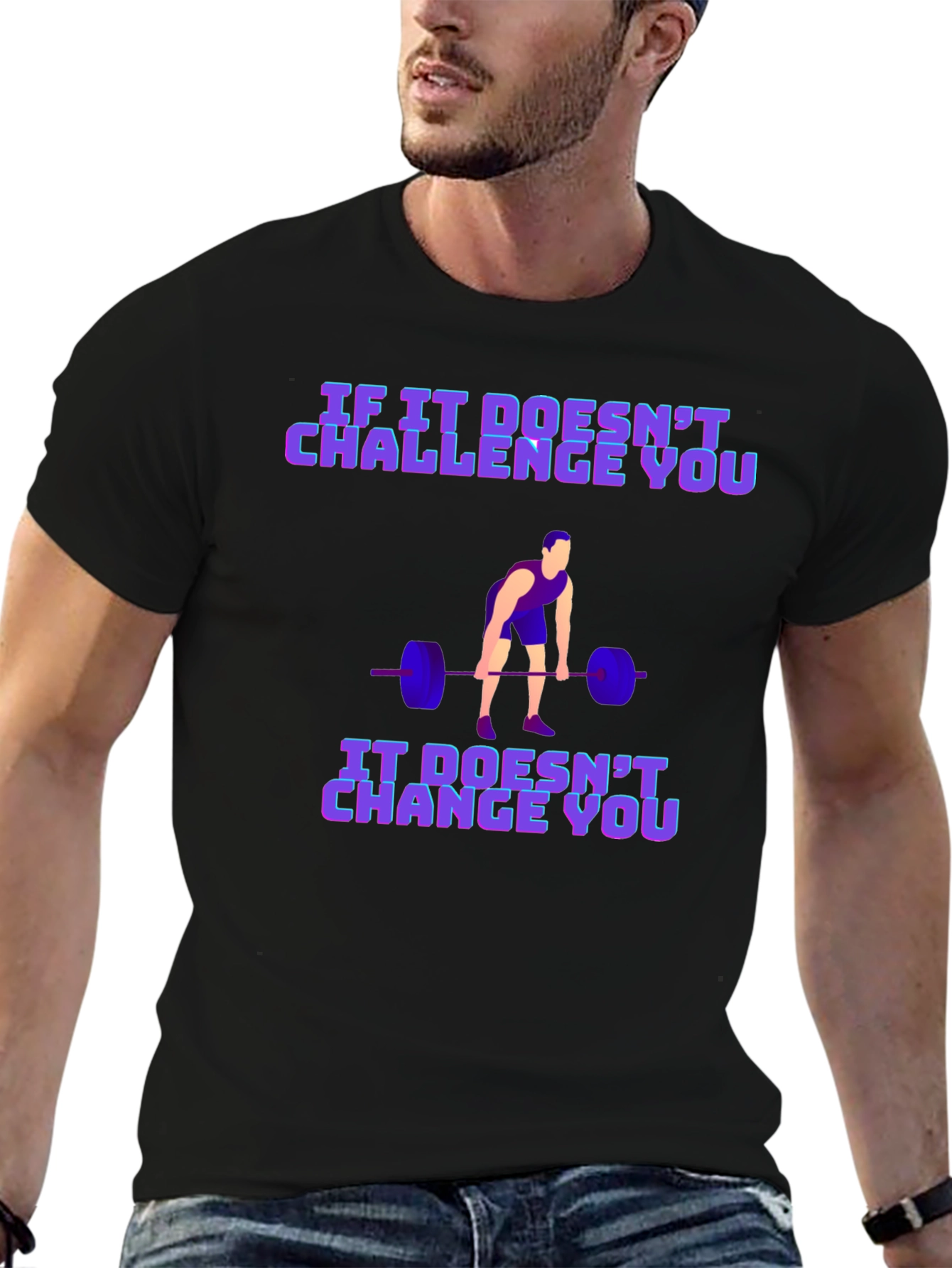 Motivational Weightlifting T-Shirt