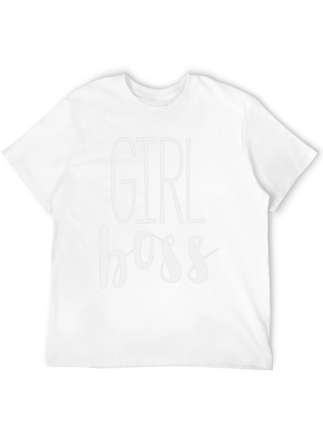 Girl Boss Graphic Tee - Black Cotton T-Shirt