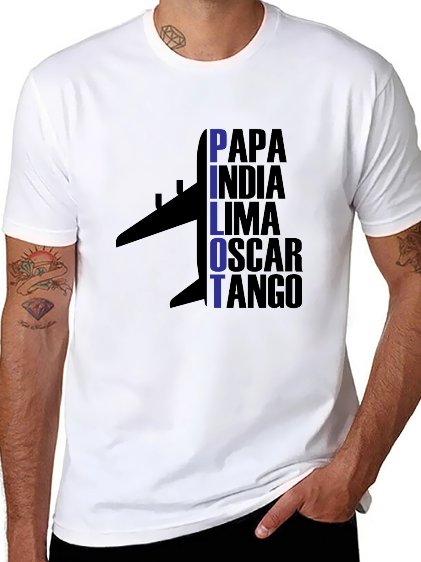 Pilot Airplane Graphic T-Shirt - Aviation Enthusiast Tee