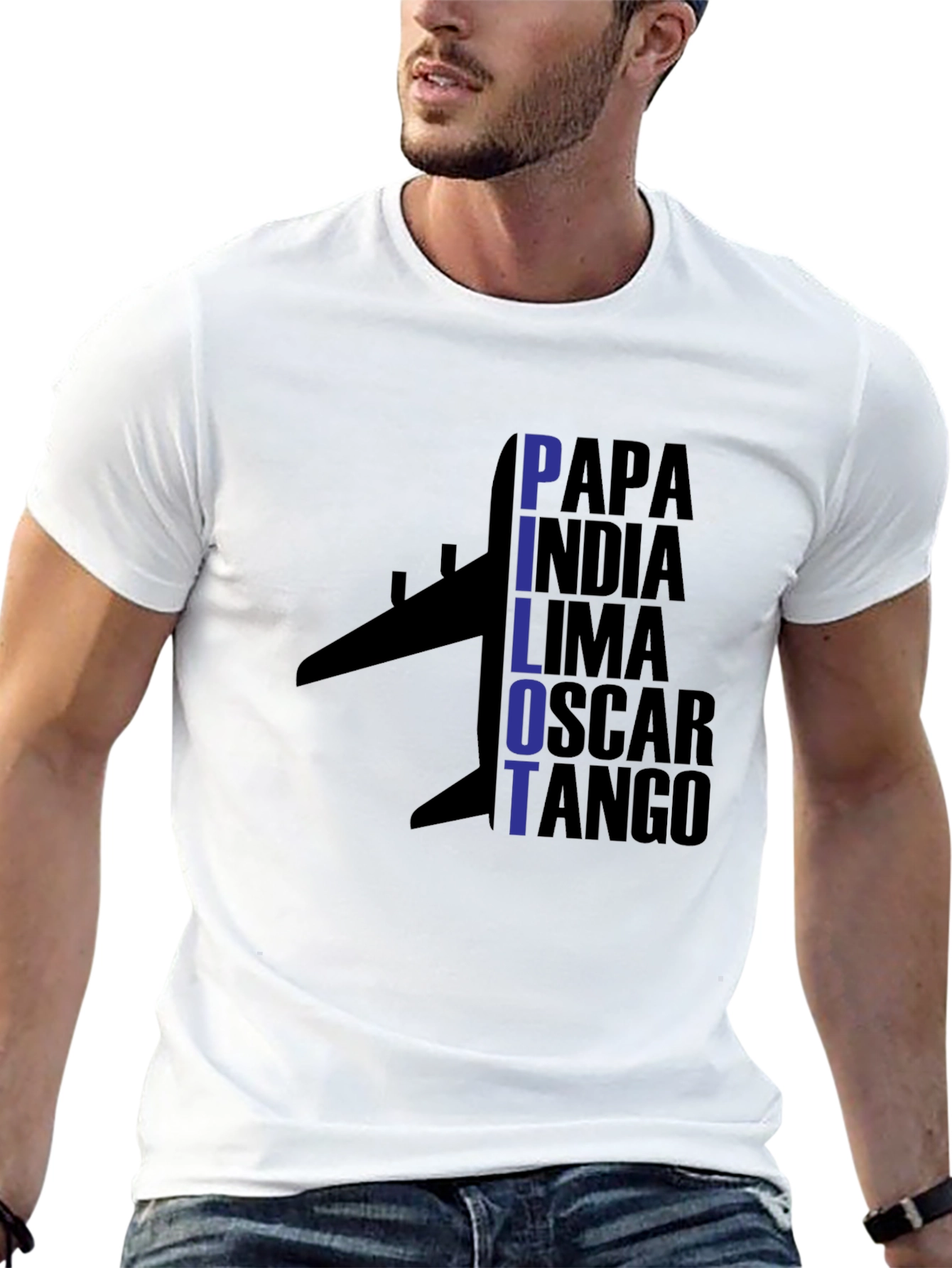 Pilot Airplane Graphic T-Shirt - Aviation Enthusiast Tee