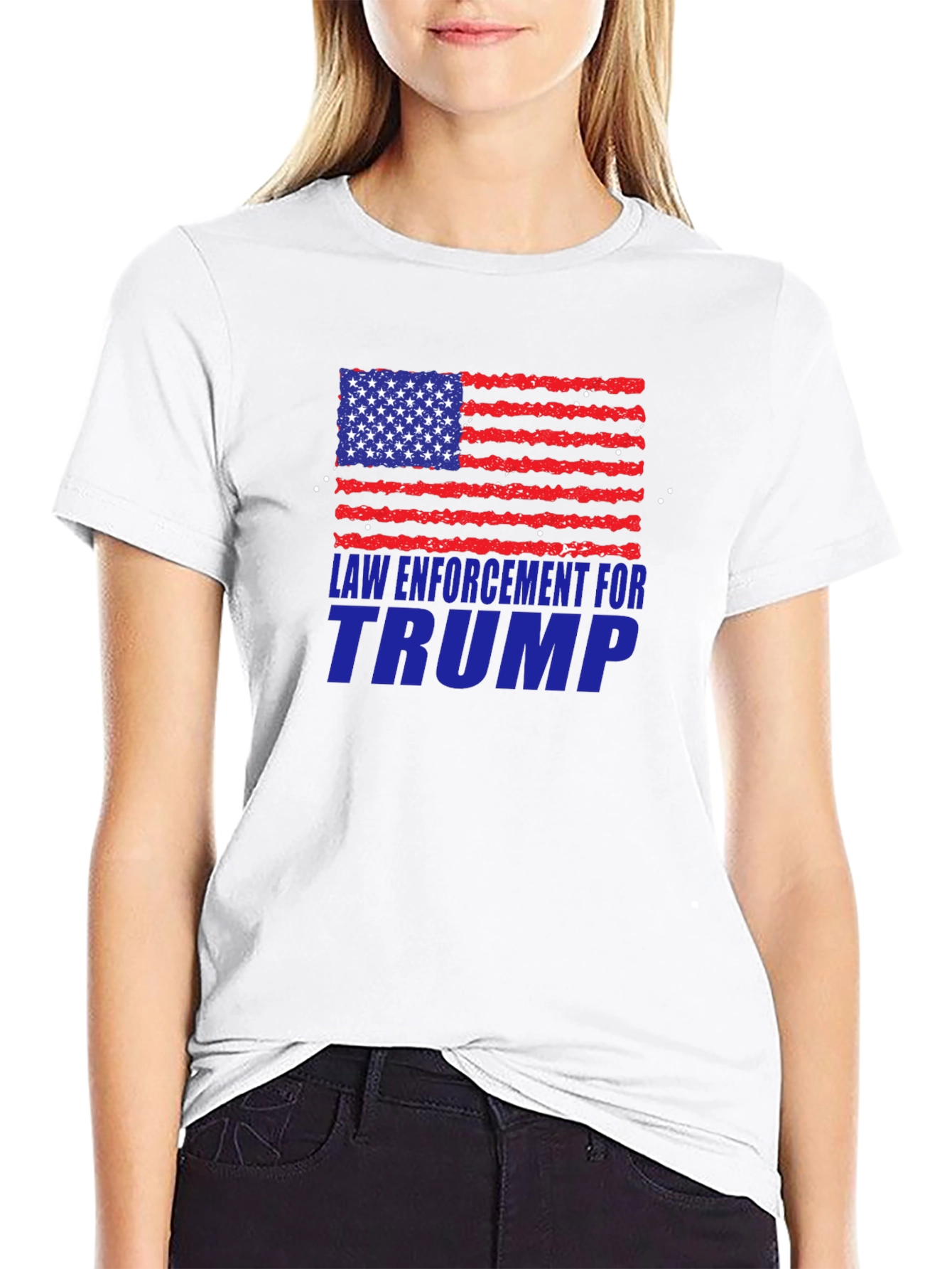 Law Enforcement for Trump Graphic Tee