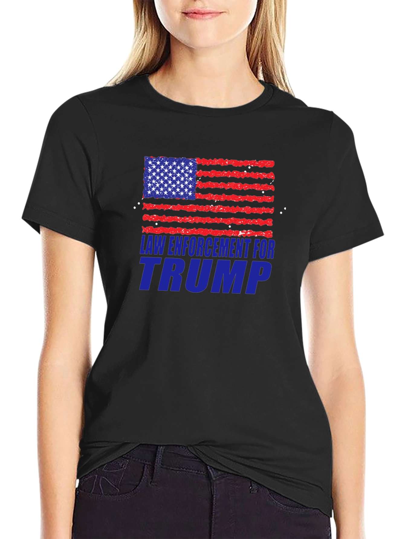 Law Enforcement for Trump Graphic Tee