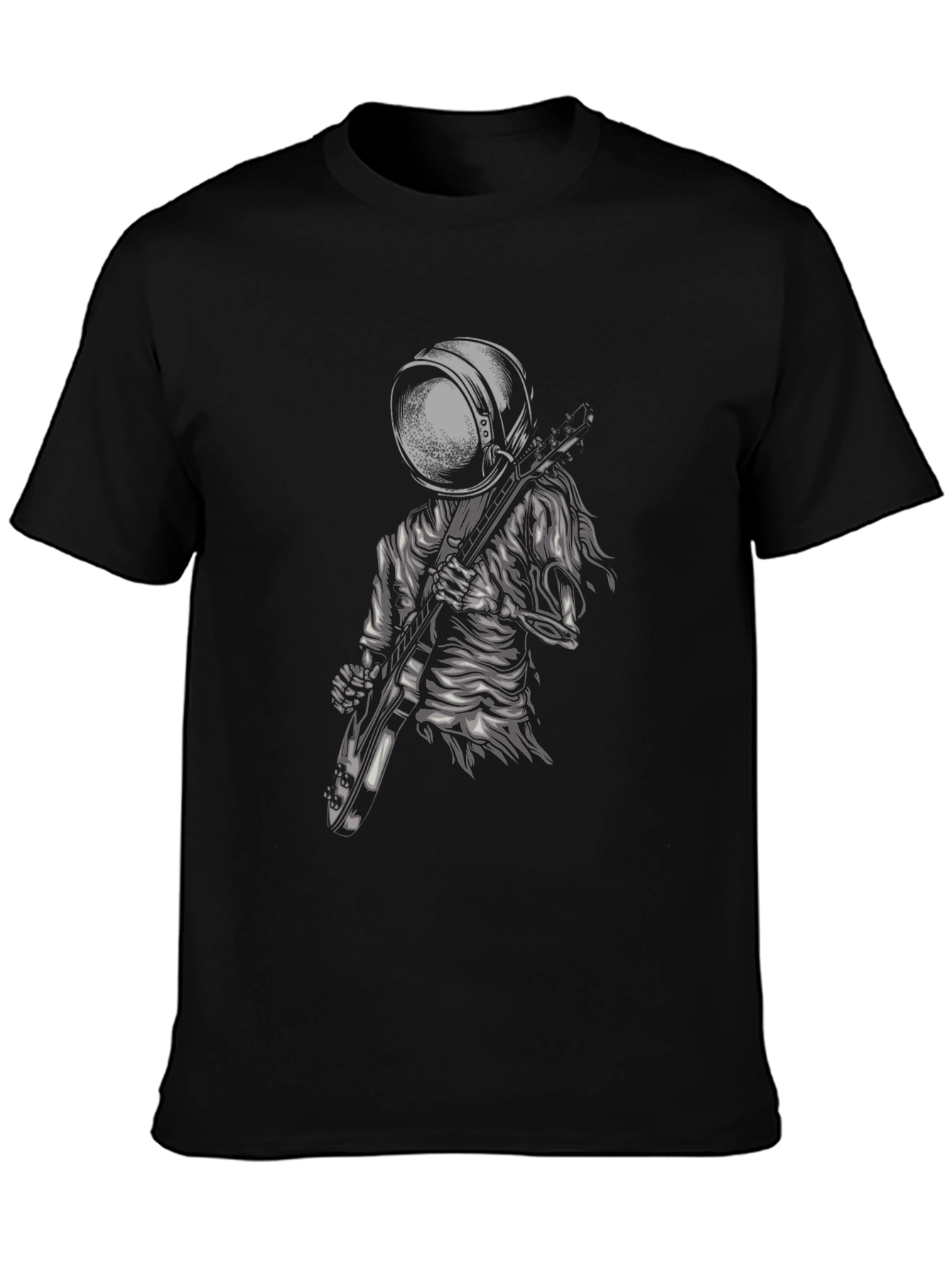 Astronaut Guitarist Graphic Tee - Rock in Space!