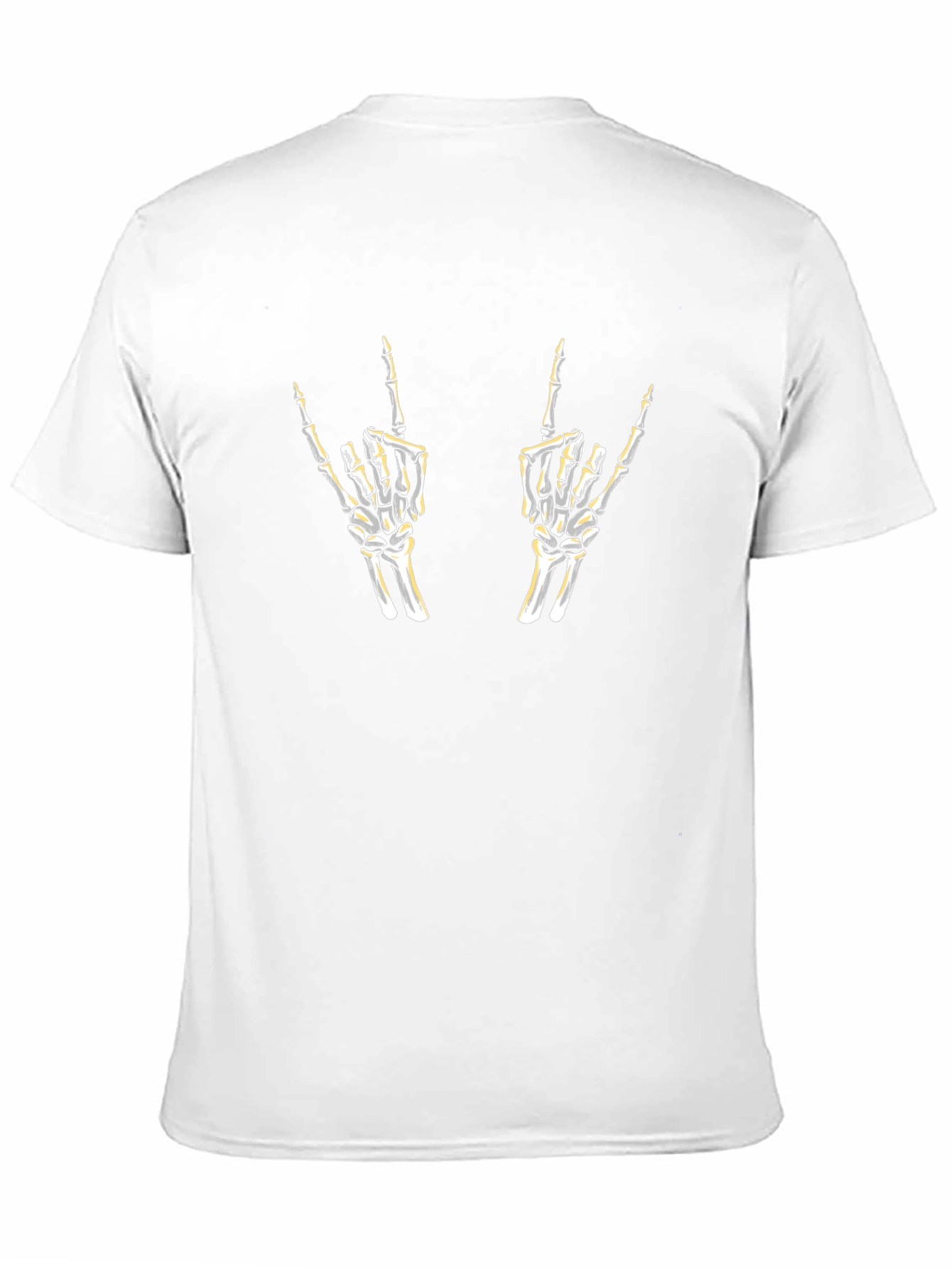 Rock On Skeleton Hands Graphic Tee