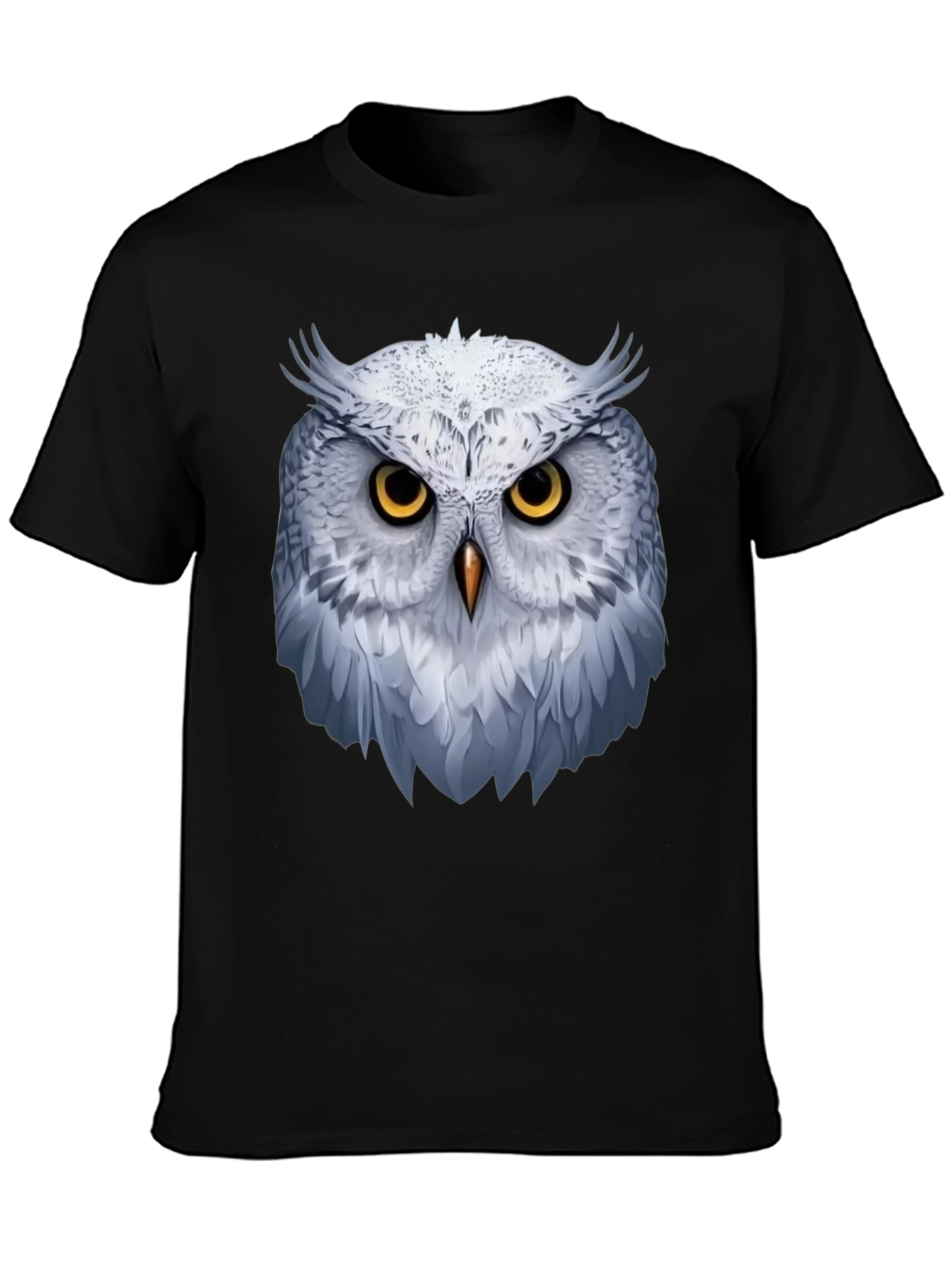 Owl Graphic Black T-Shirt