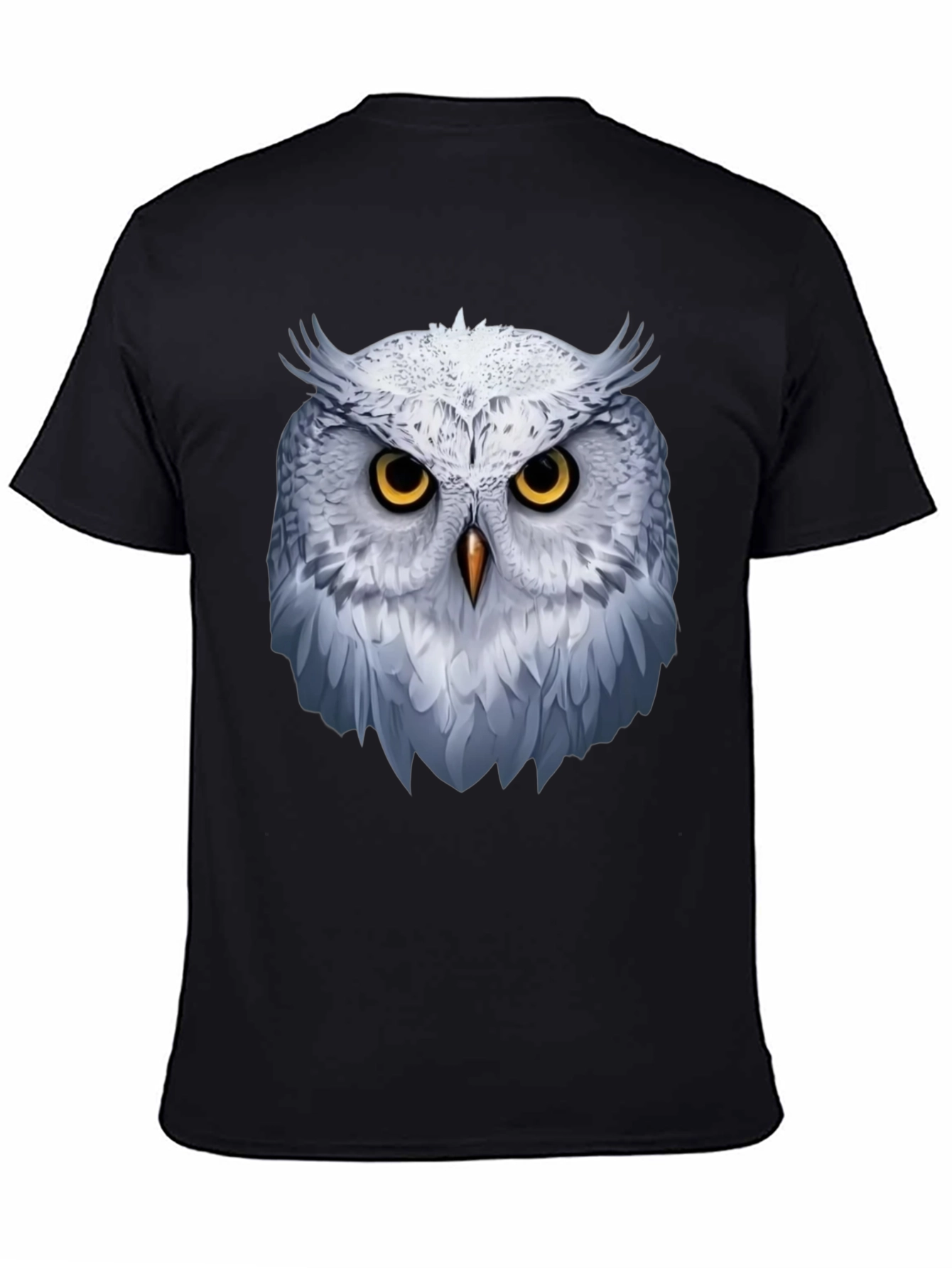 Owl Graphic Black T-Shirt