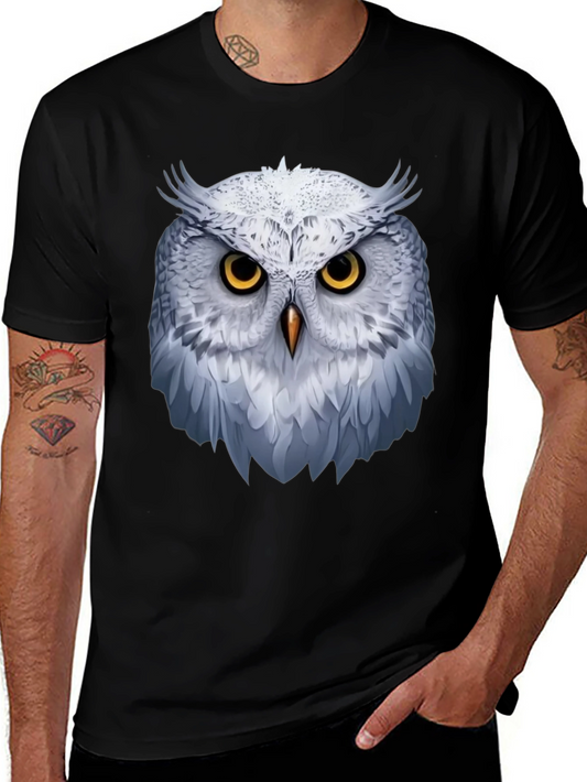 Owl Graphic Black T-Shirt