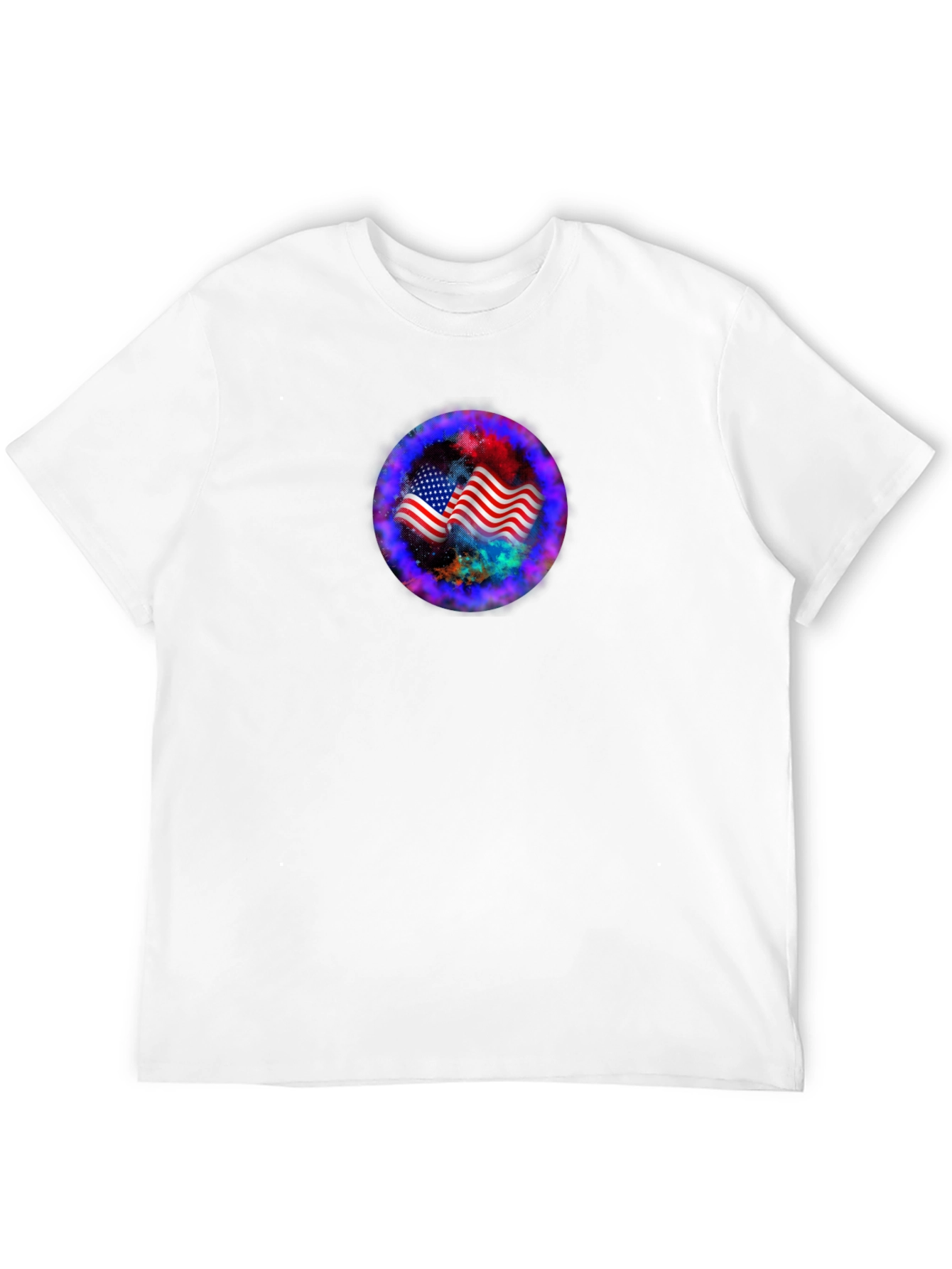 USA Flag Galaxy T-Shirt