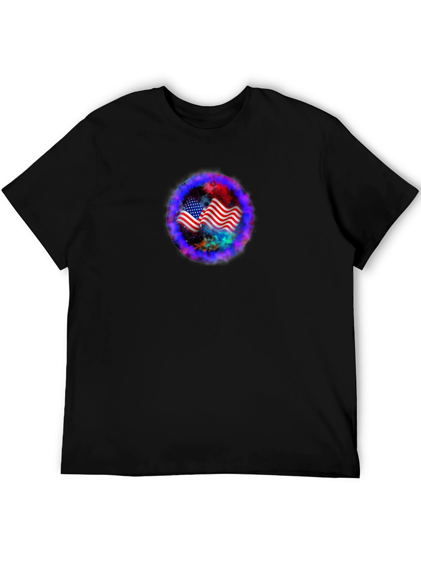 USA Flag Galaxy T-Shirt