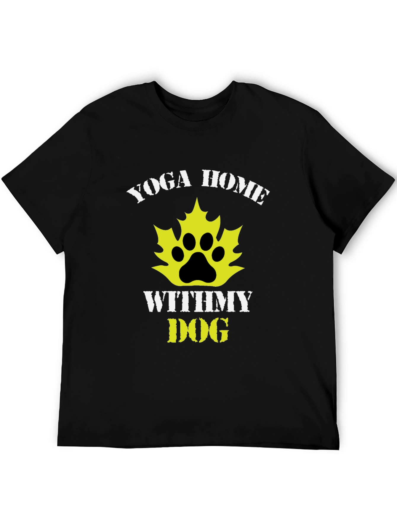 Yoga Home With My Dog Graphic Tee