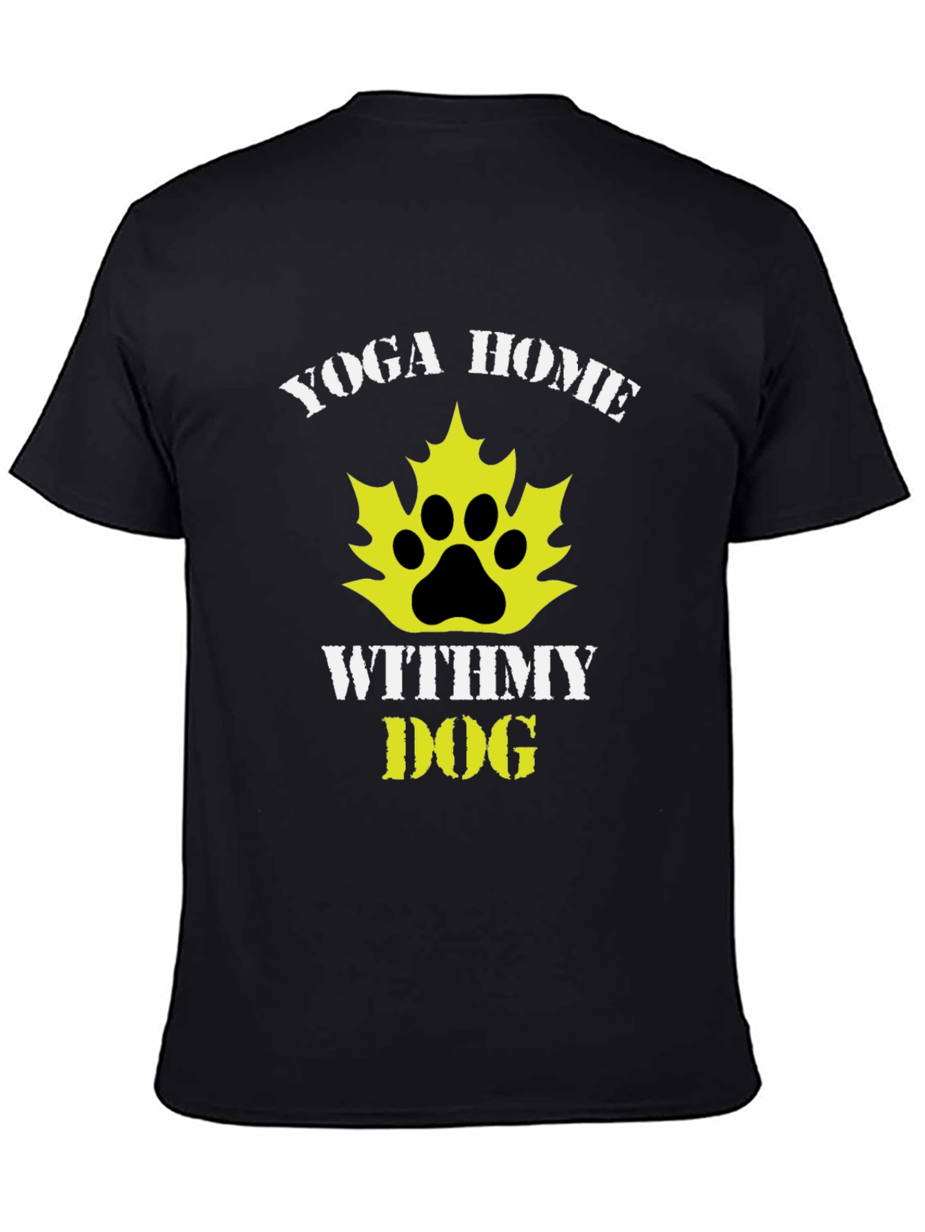 Yoga Home With My Dog Graphic Tee